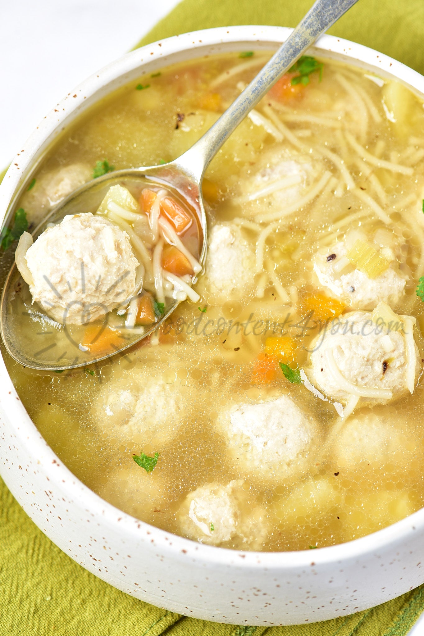 Chicken Meatball Soup - Set 3 of 5