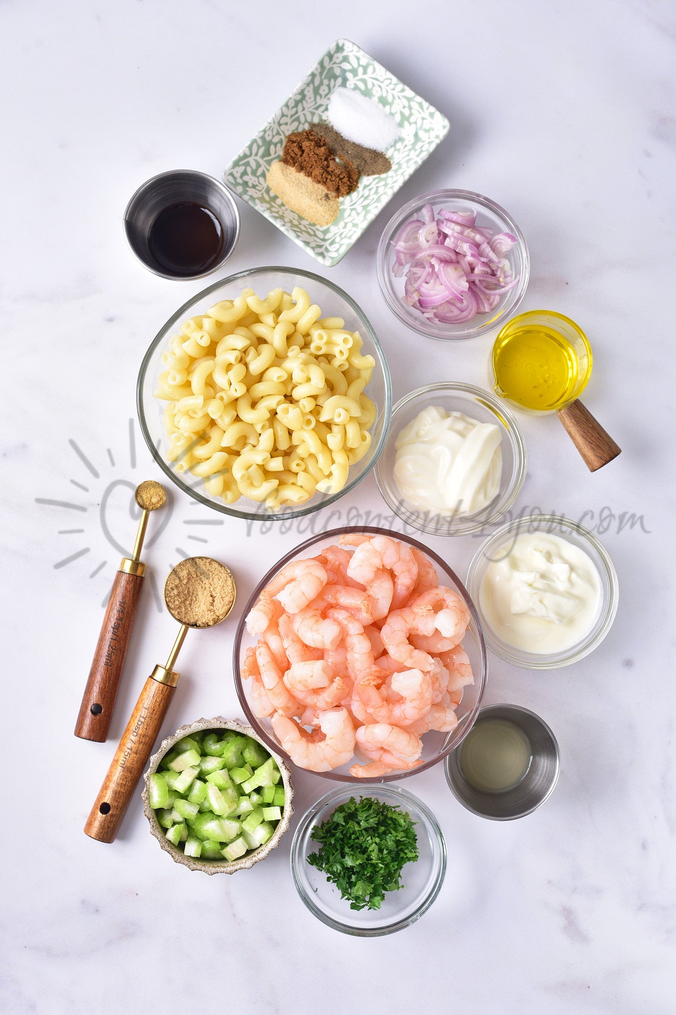 Shrimp Pasta Salad - Set 5 of 5