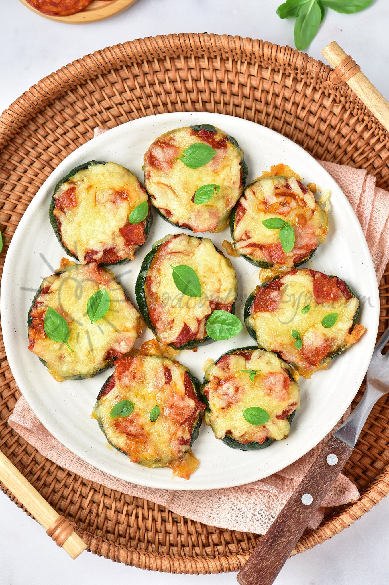 Zucchini Pizza Bites - Set 4 of 5