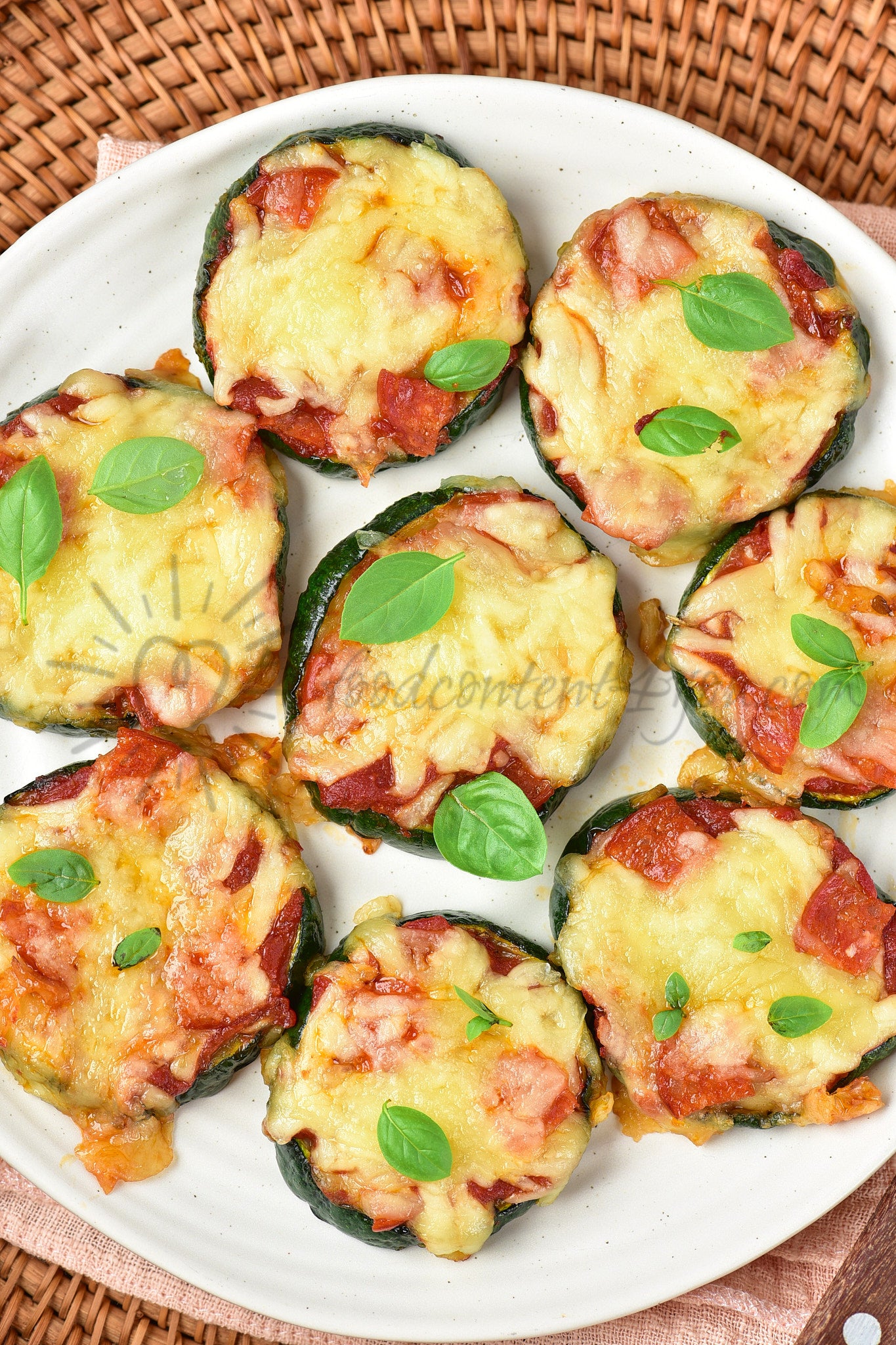 Zucchini Pizza Bites - Set 4 of 5