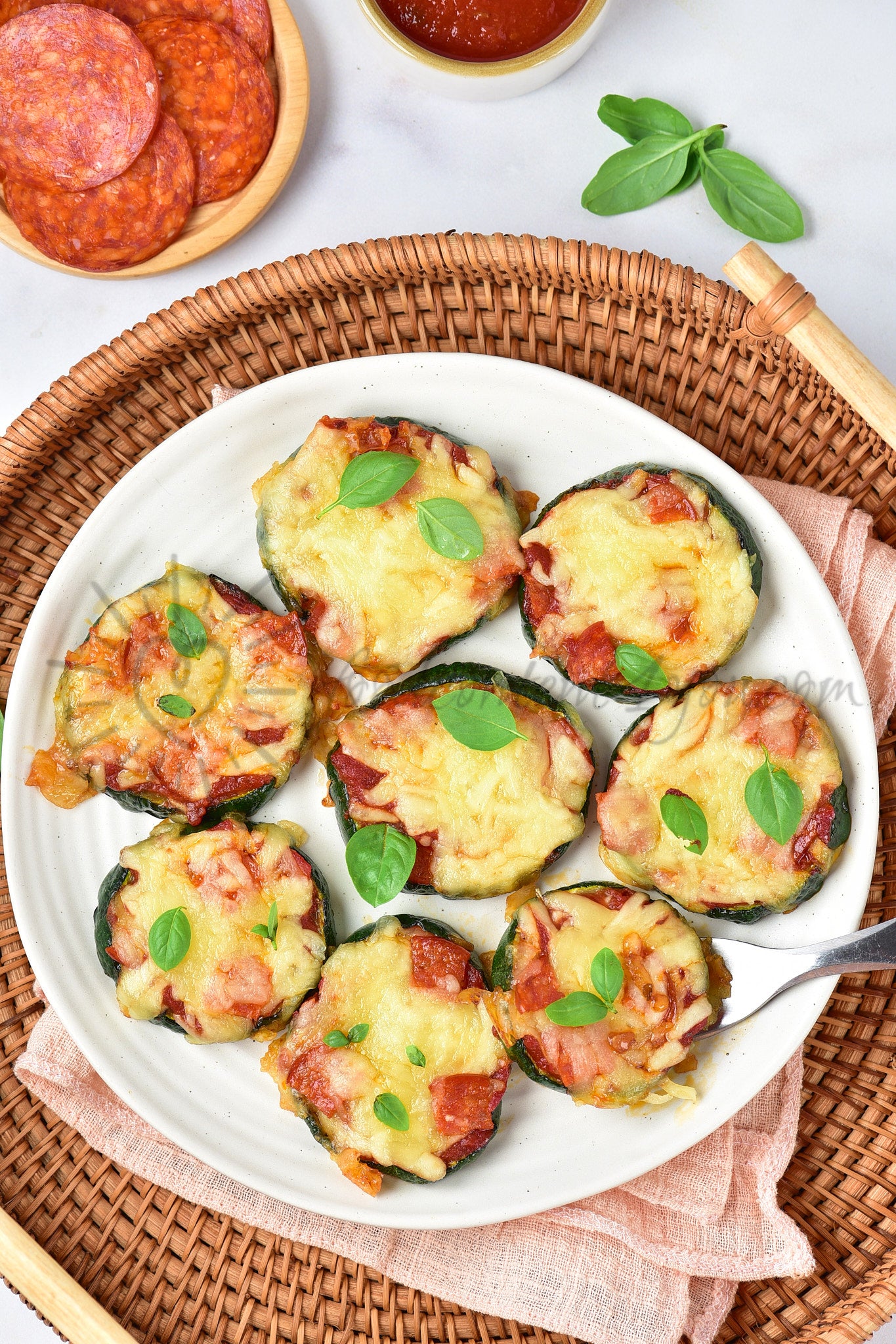 Zucchini Pizza Bites - Set 4 of 5