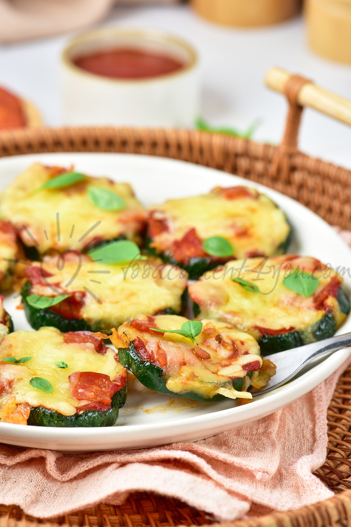 Zucchini Pizza Bites - Set 4 of 5