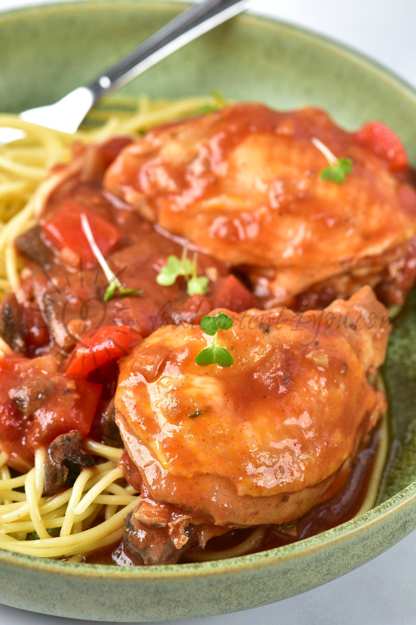 Crockpot Chicken Cacciatore - Set 5 of 5