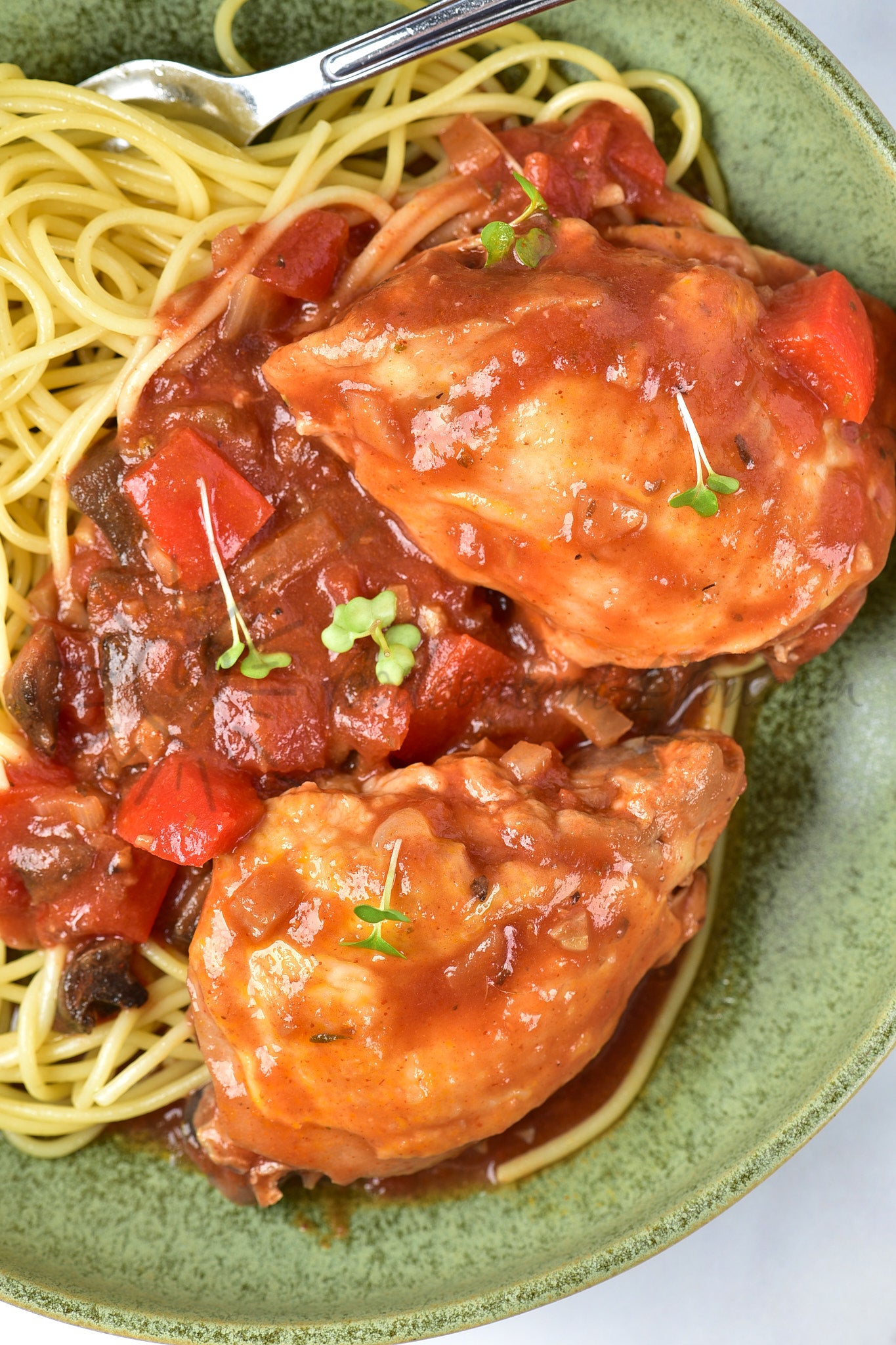 Crockpot Chicken Cacciatore - Set 5 of 5