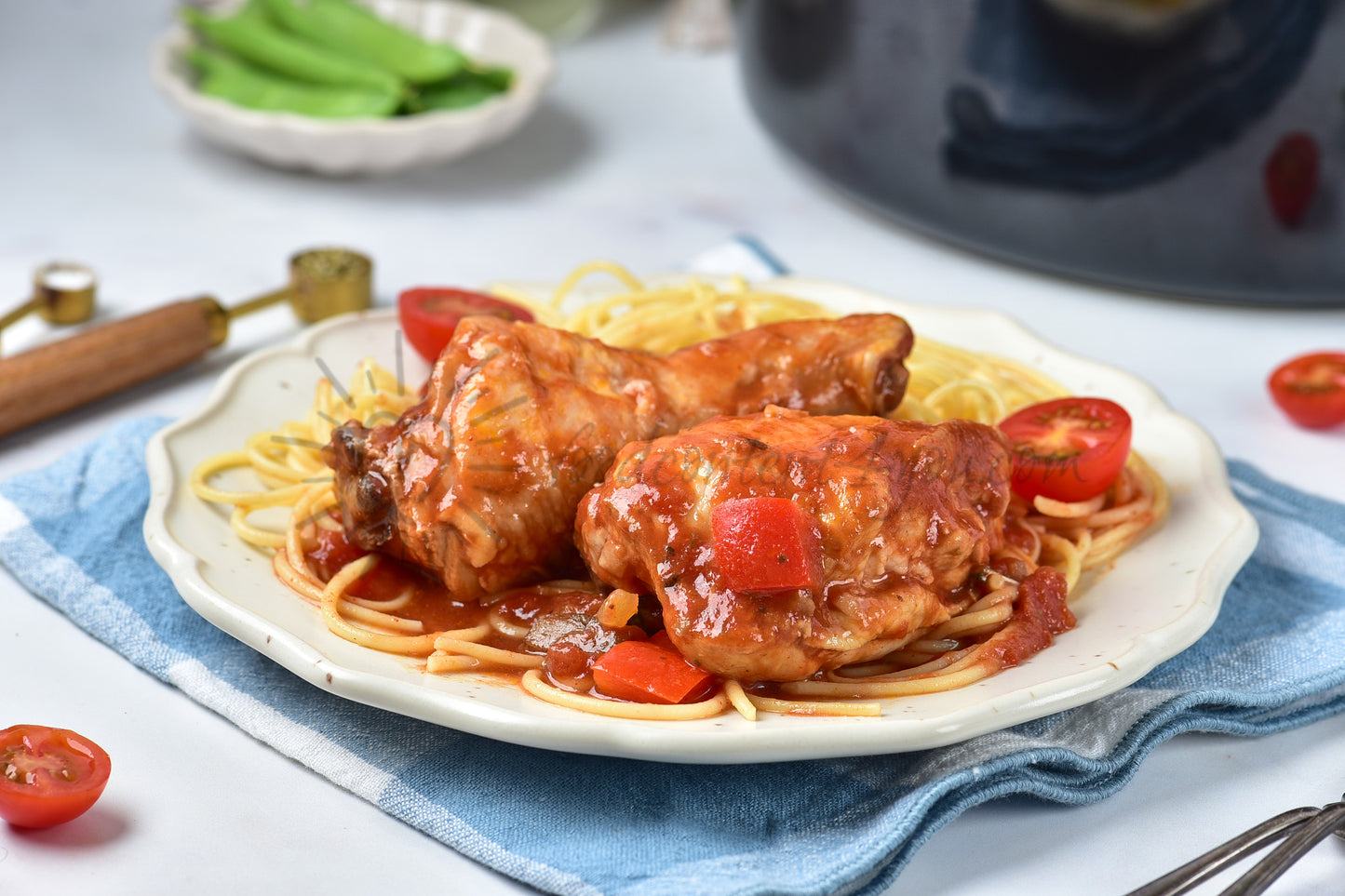 Crockpot Chicken Cacciatore - Set 4 of 5