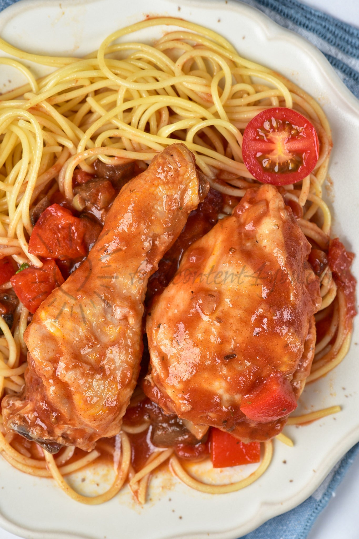Crockpot Chicken Cacciatore - Set 4 of 5