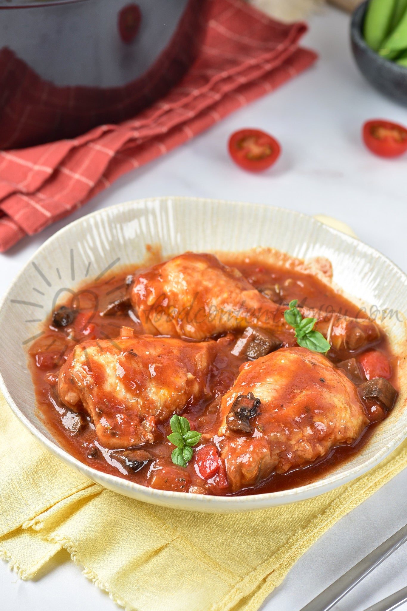 Crockpot Chicken Cacciatore - Set 2 of 5