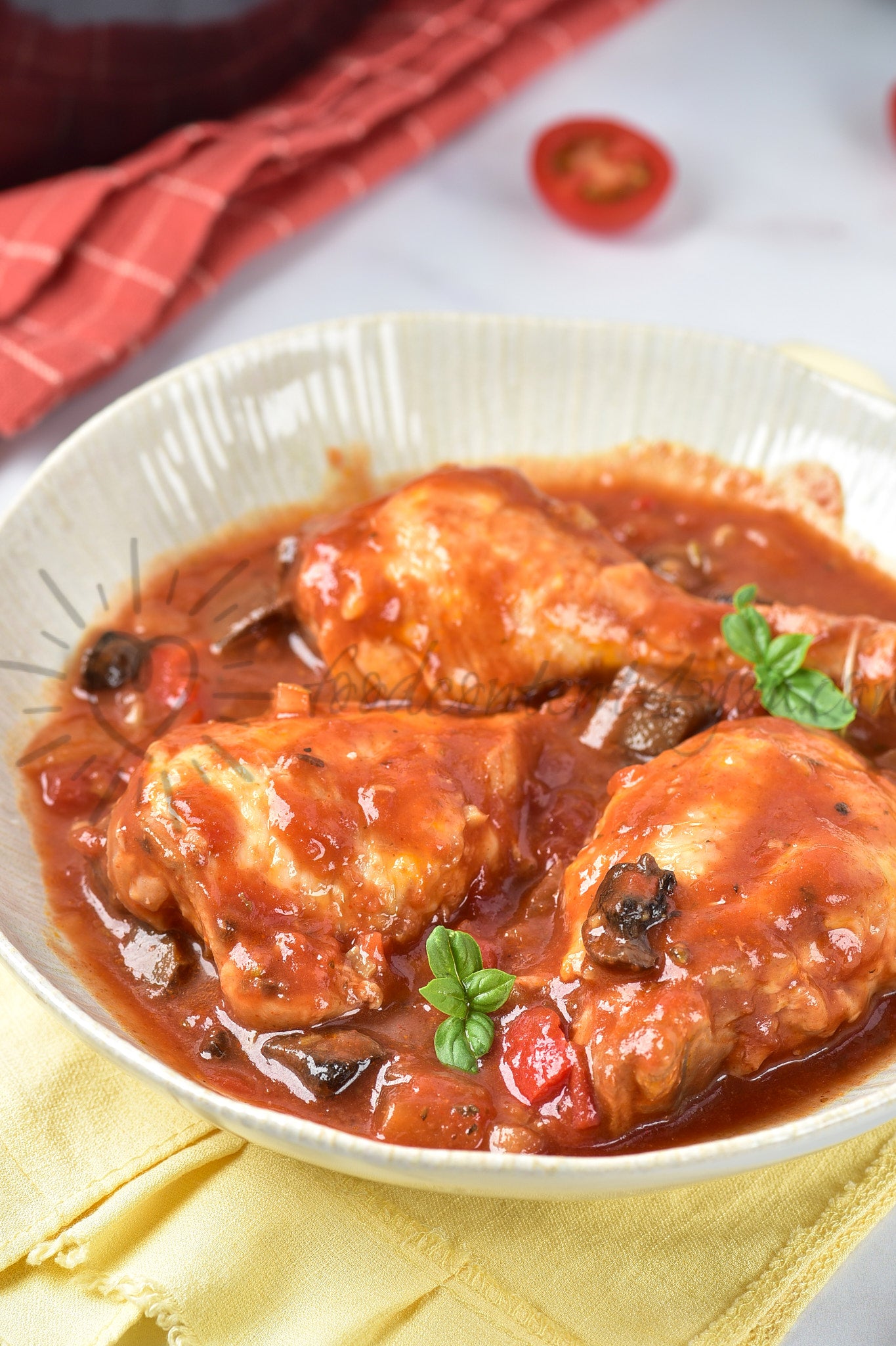 Crockpot Chicken Cacciatore - Set 2 of 5