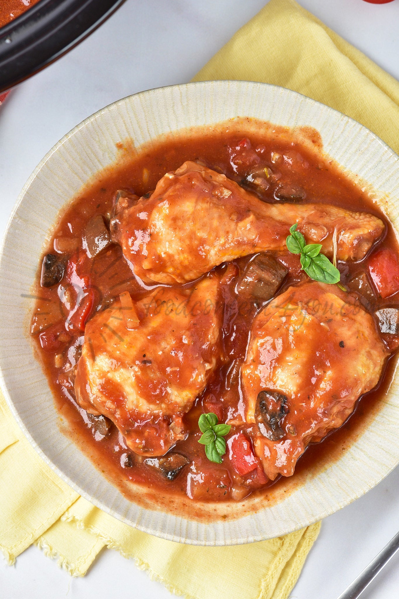 Crockpot Chicken Cacciatore - Set 2 of 5