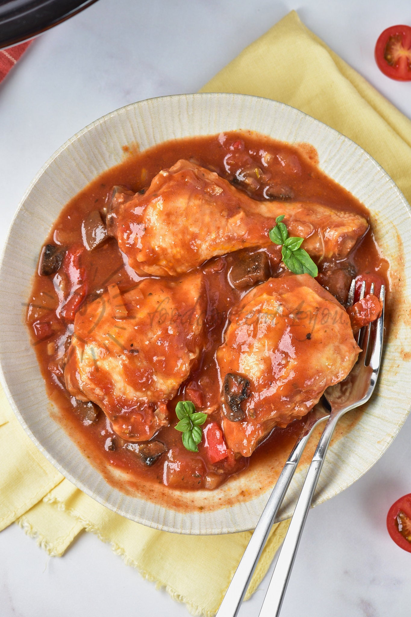 Crockpot Chicken Cacciatore - Set 2 of 5