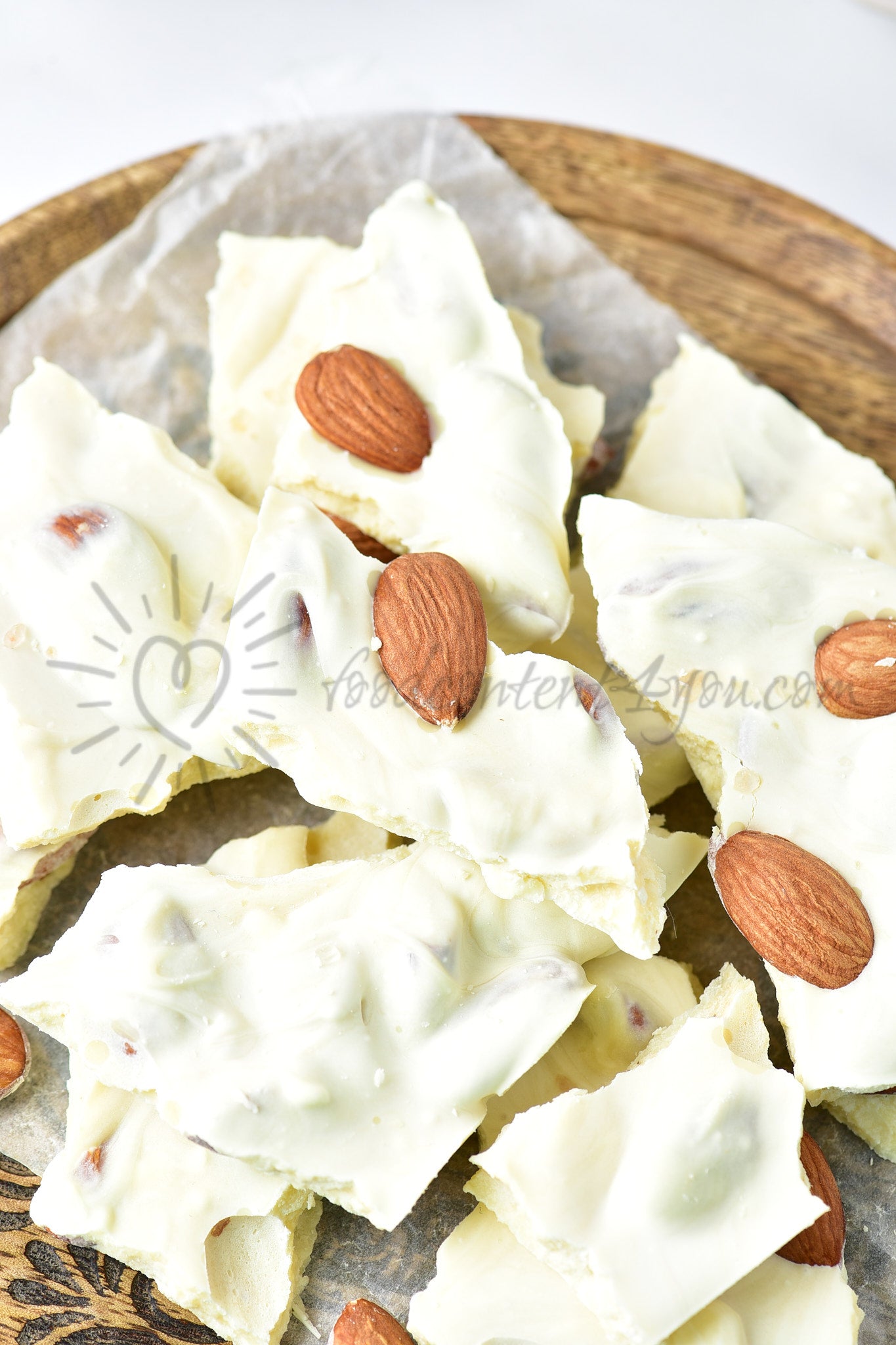 White Chocolate Almond Bark - Set 2 of 5