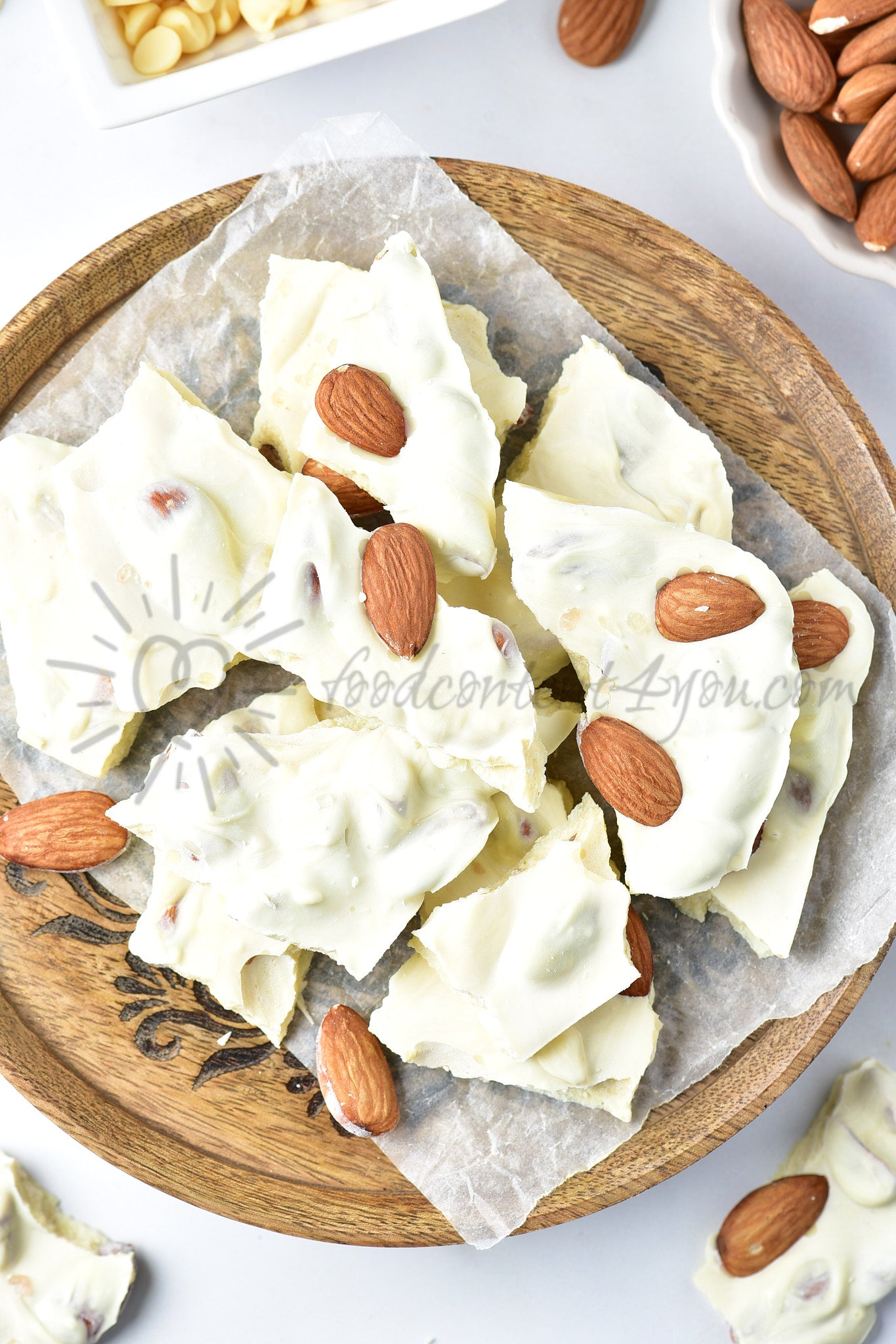White Chocolate Almond Bark - Set 2 of 5