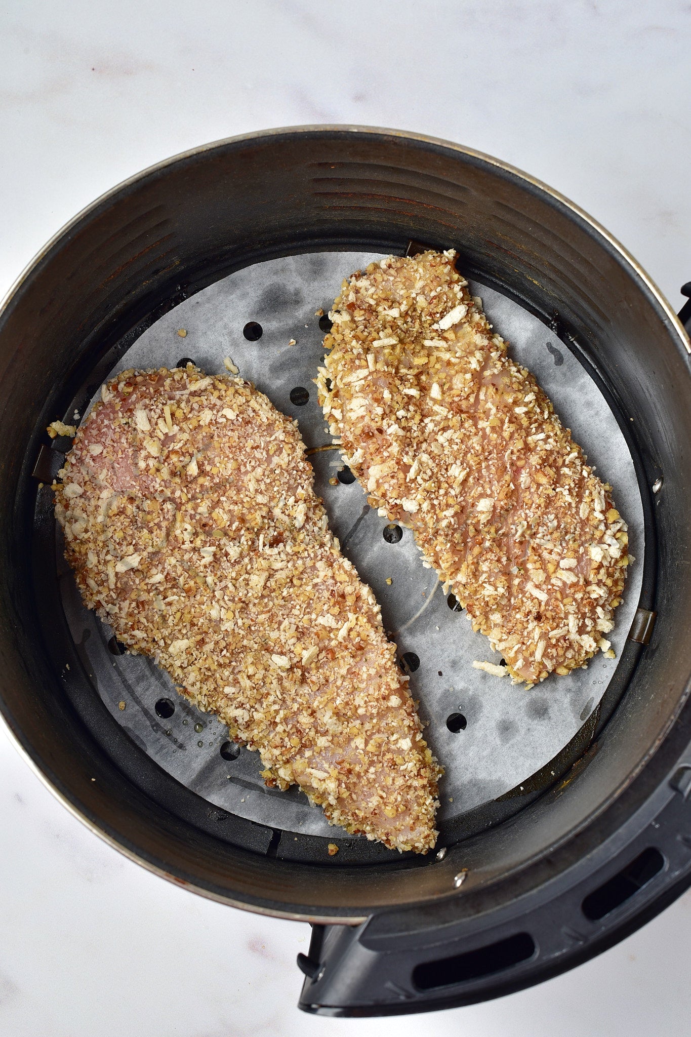 Air Fryer Pecan Crusted Chicken - Set 3 of 5