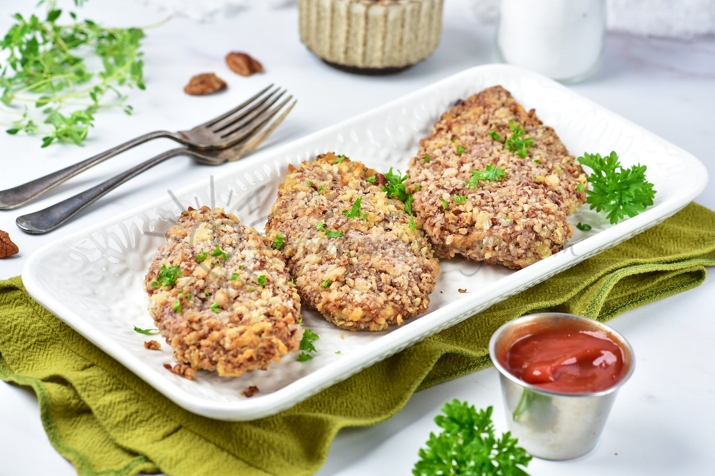 Air Fryer Pecan Crusted Chicken - Set 2 of 5