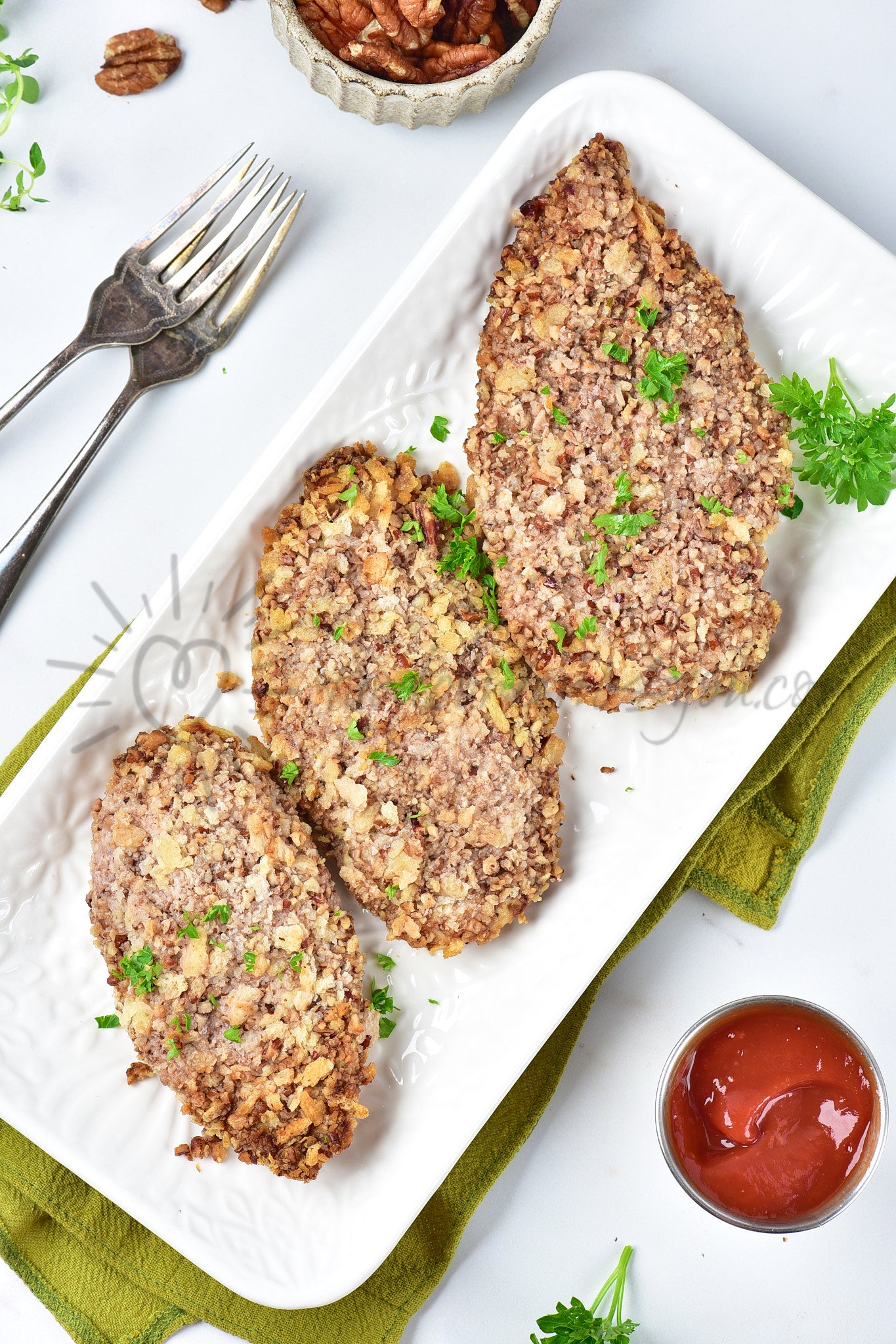 Air Fryer Pecan Crusted Chicken - Set 2 of 5