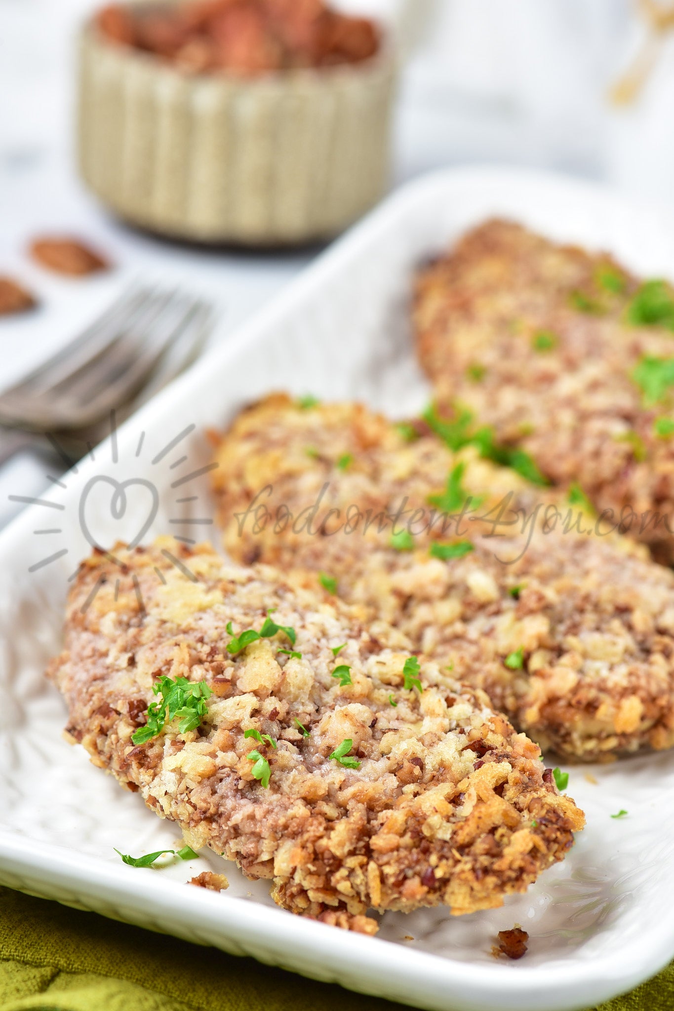 Air Fryer Pecan Crusted Chicken - Set 2 of 5