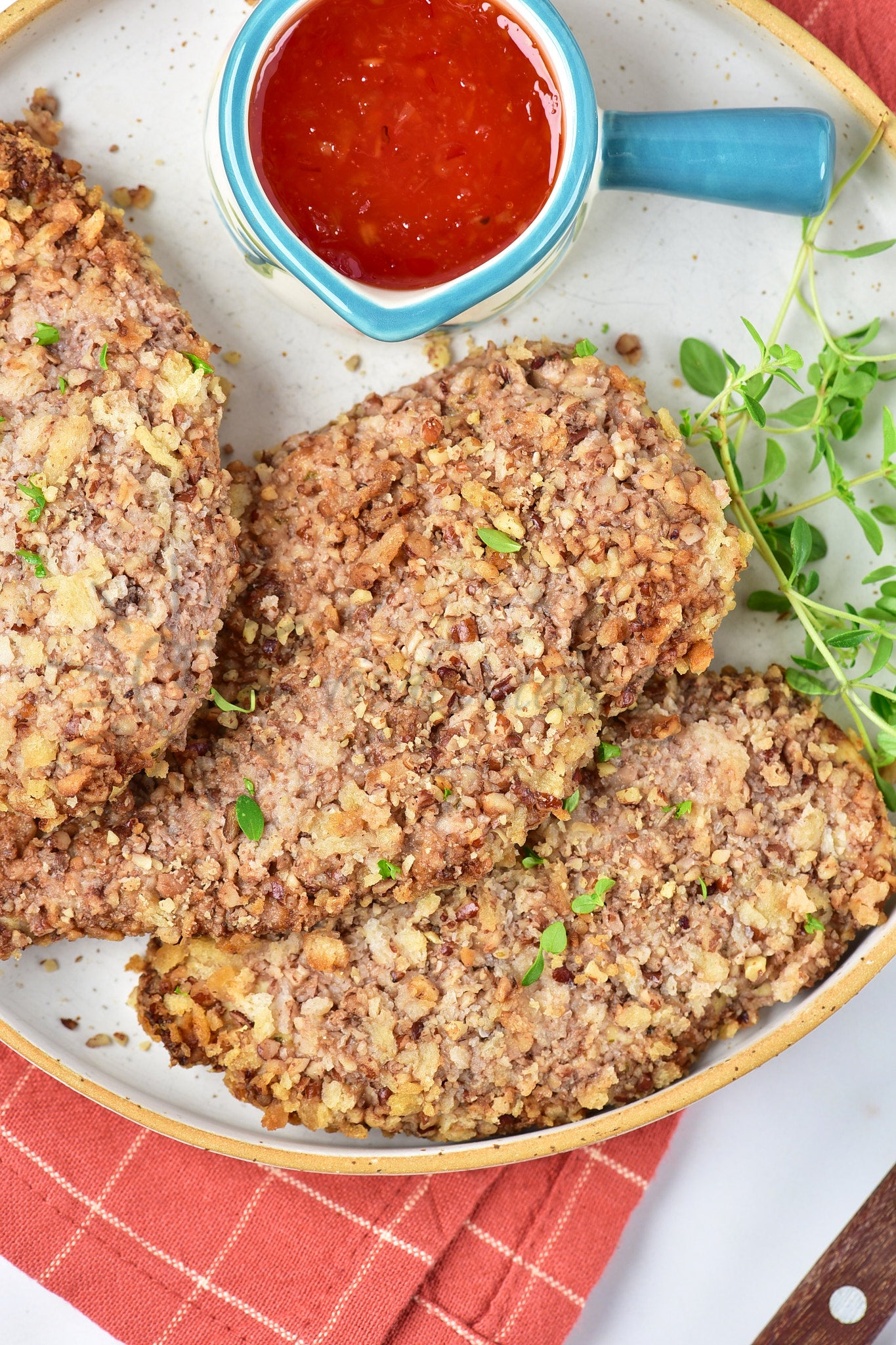 Air Fryer Pecan Crusted Chicken - Set 3 of 5