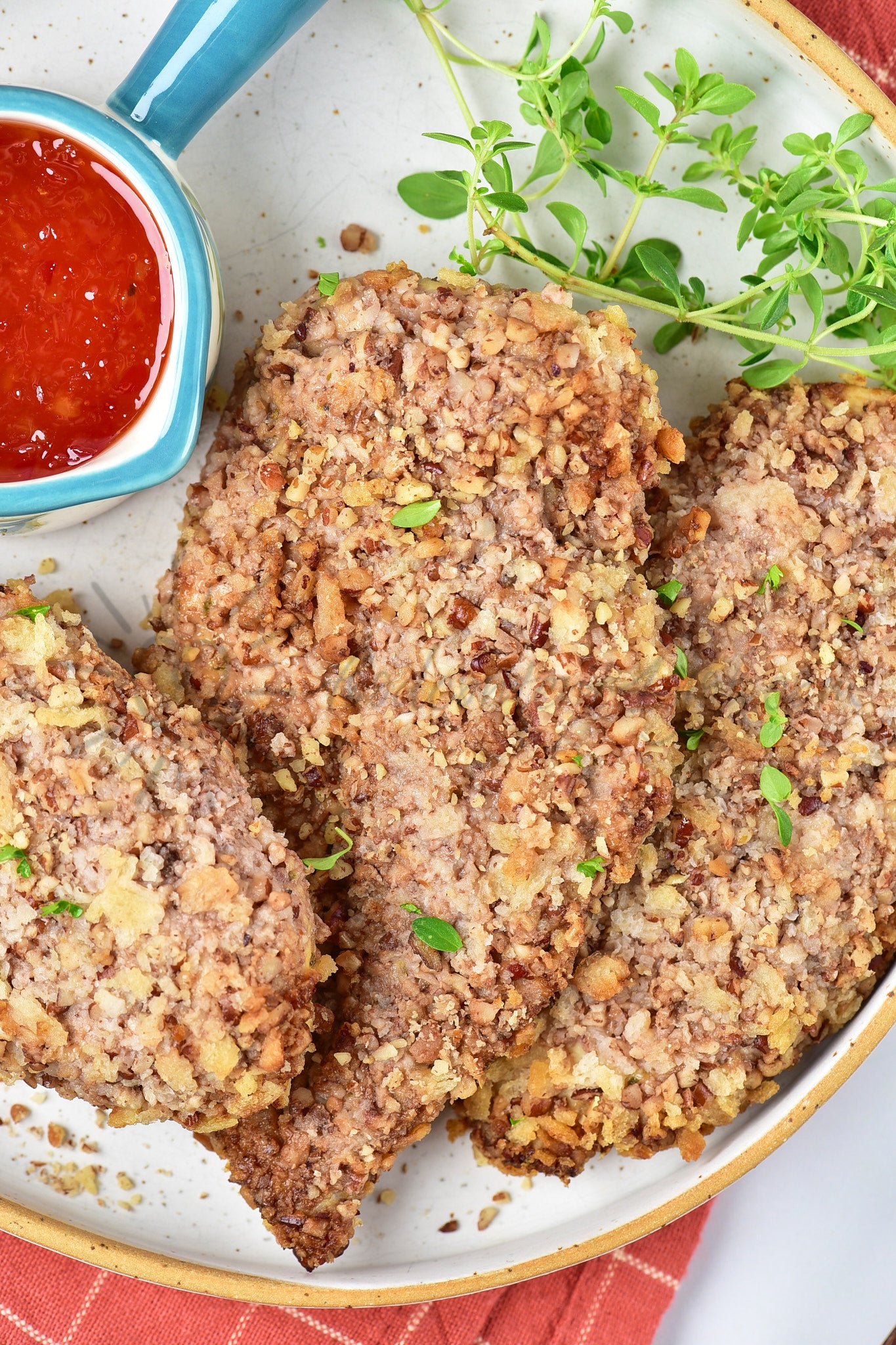 Air Fryer Pecan Crusted Chicken - Set 3 of 5