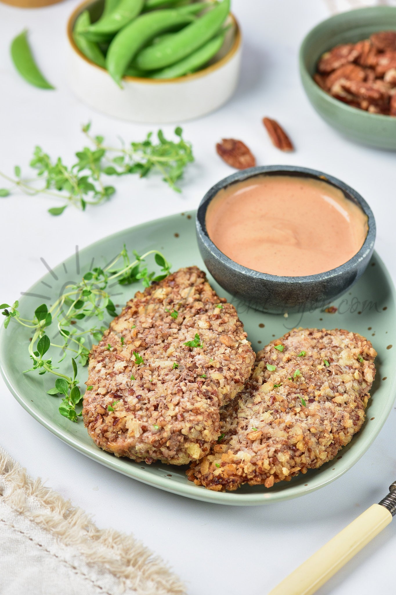 Air Fryer Pecan Crusted Chicken - Set 5 of 5