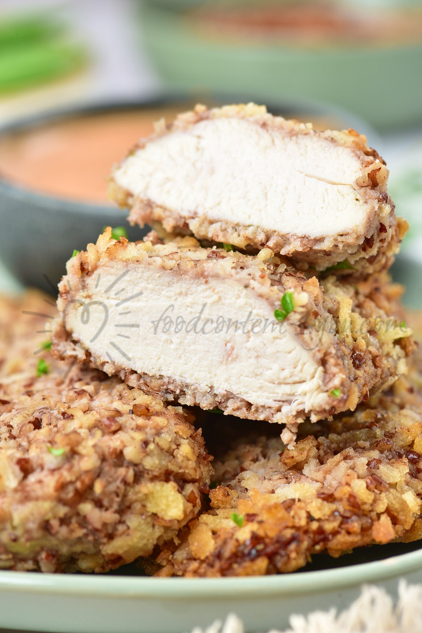 Air Fryer Pecan Crusted Chicken - Set 5 of 5