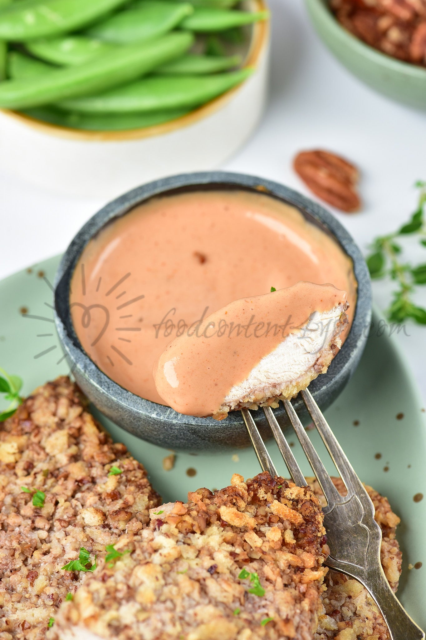 Air Fryer Pecan Crusted Chicken - Set 5 of 5