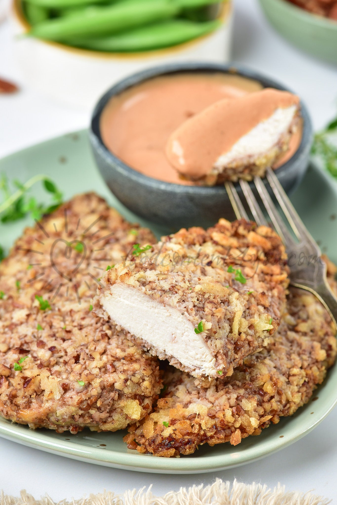 Air Fryer Pecan Crusted Chicken - Set 5 of 5