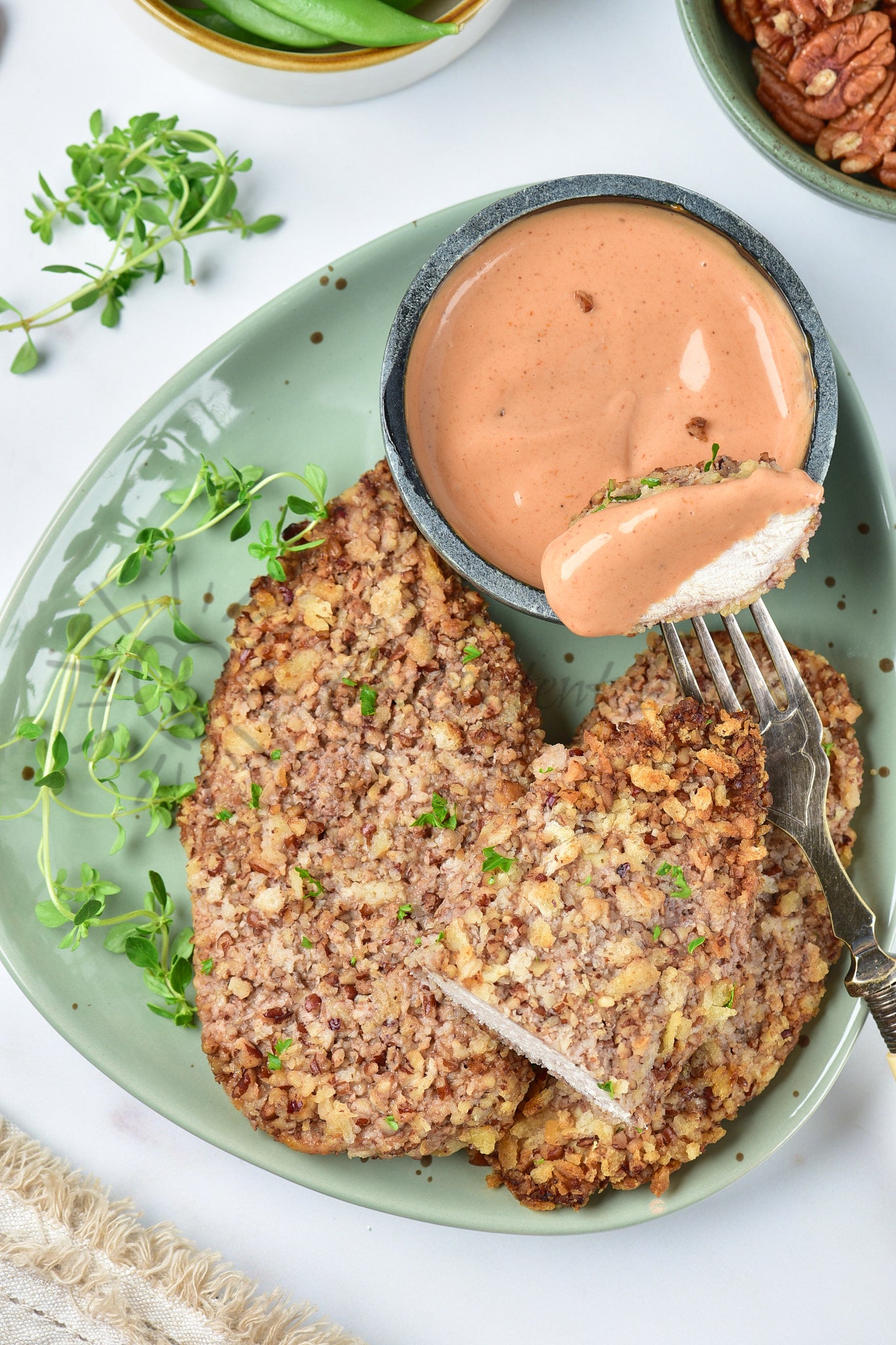 Air Fryer Pecan Crusted Chicken - Set 5 of 5