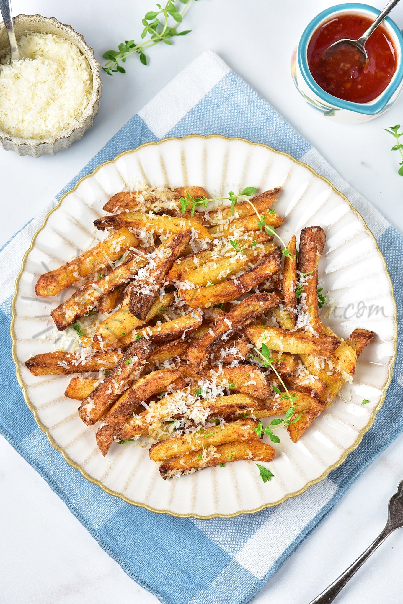 Air Fryer Parmesan Fries - Set 2 of 5