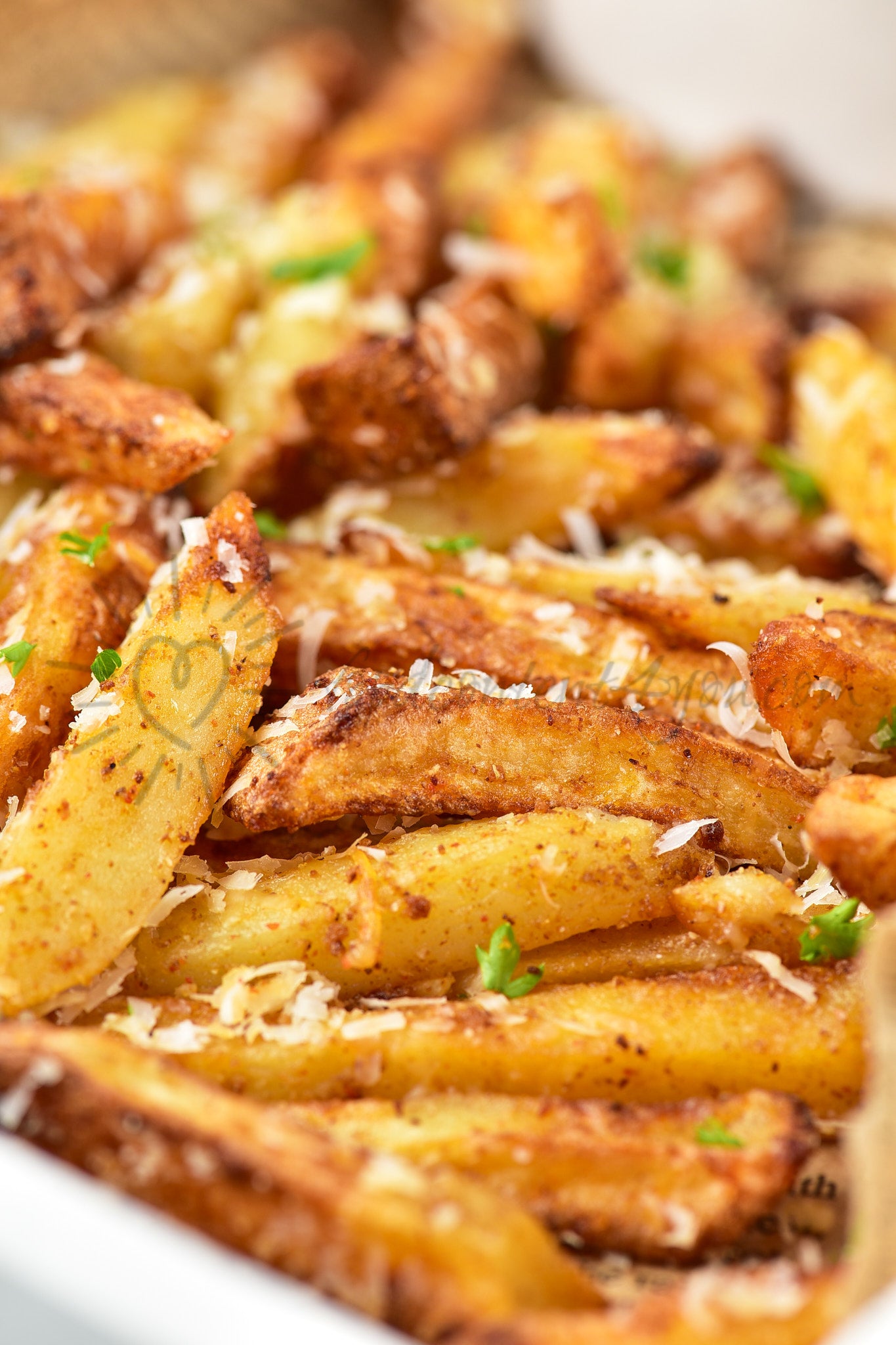 Air Fryer Parmesan Fries - Set 4 of 5