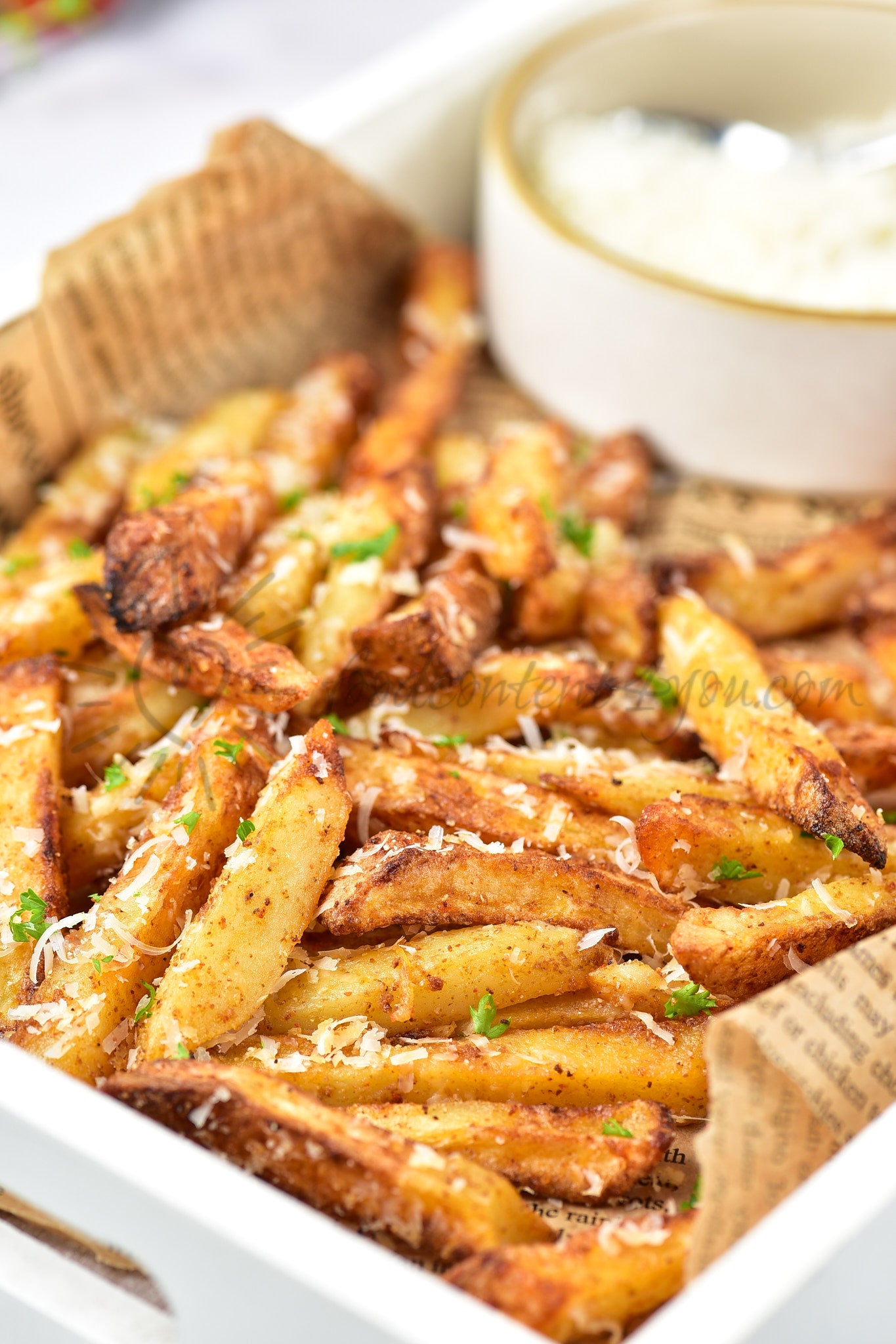 Air Fryer Parmesan Fries - Set 4 of 5