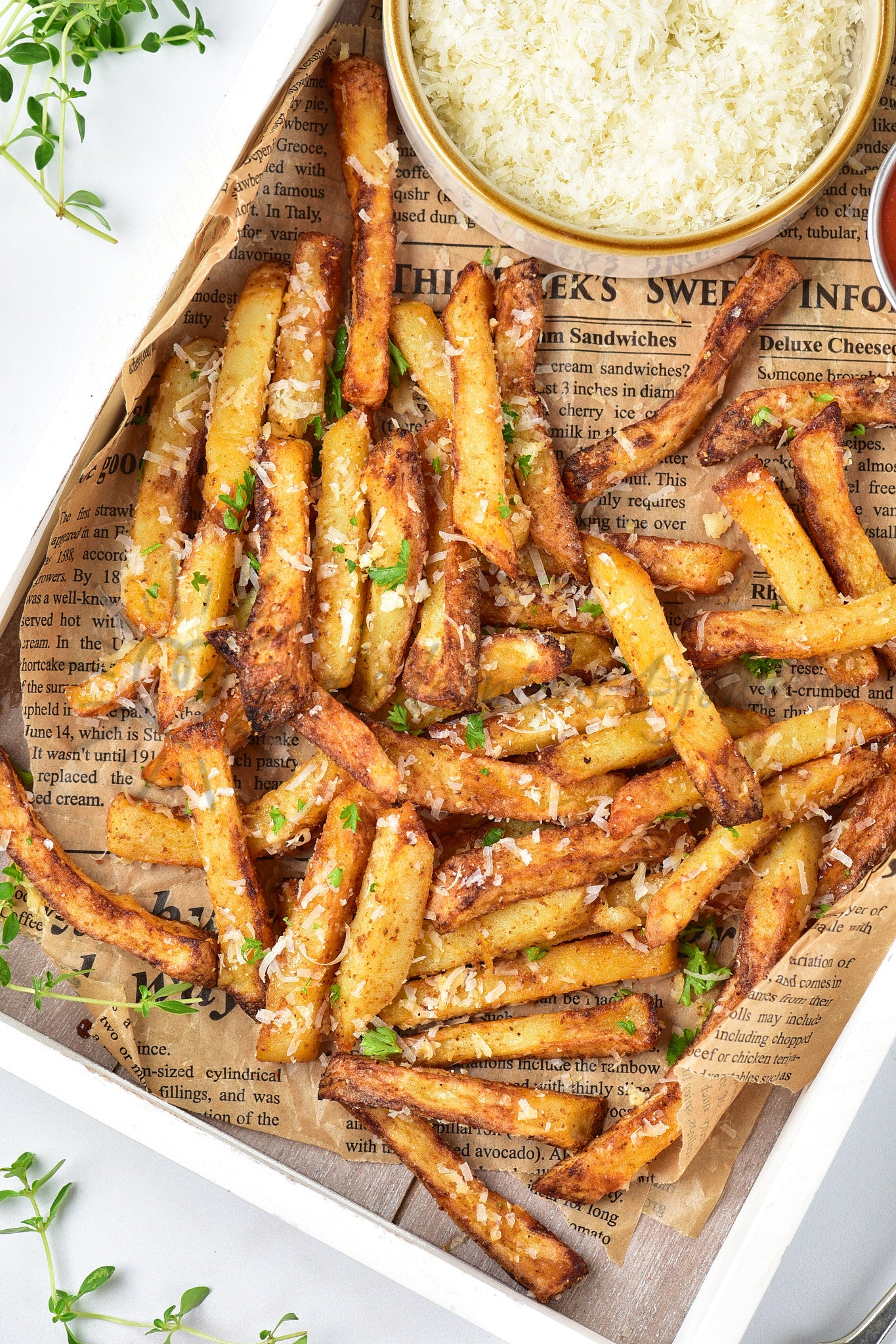 Air Fryer Parmesan Fries - Set 4 of 5