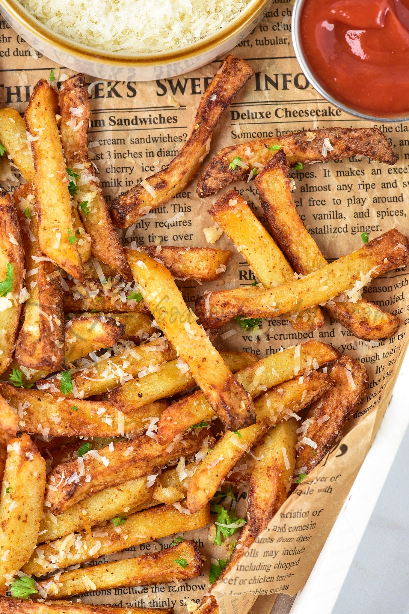 Air Fryer Parmesan Fries - Set 4 of 5