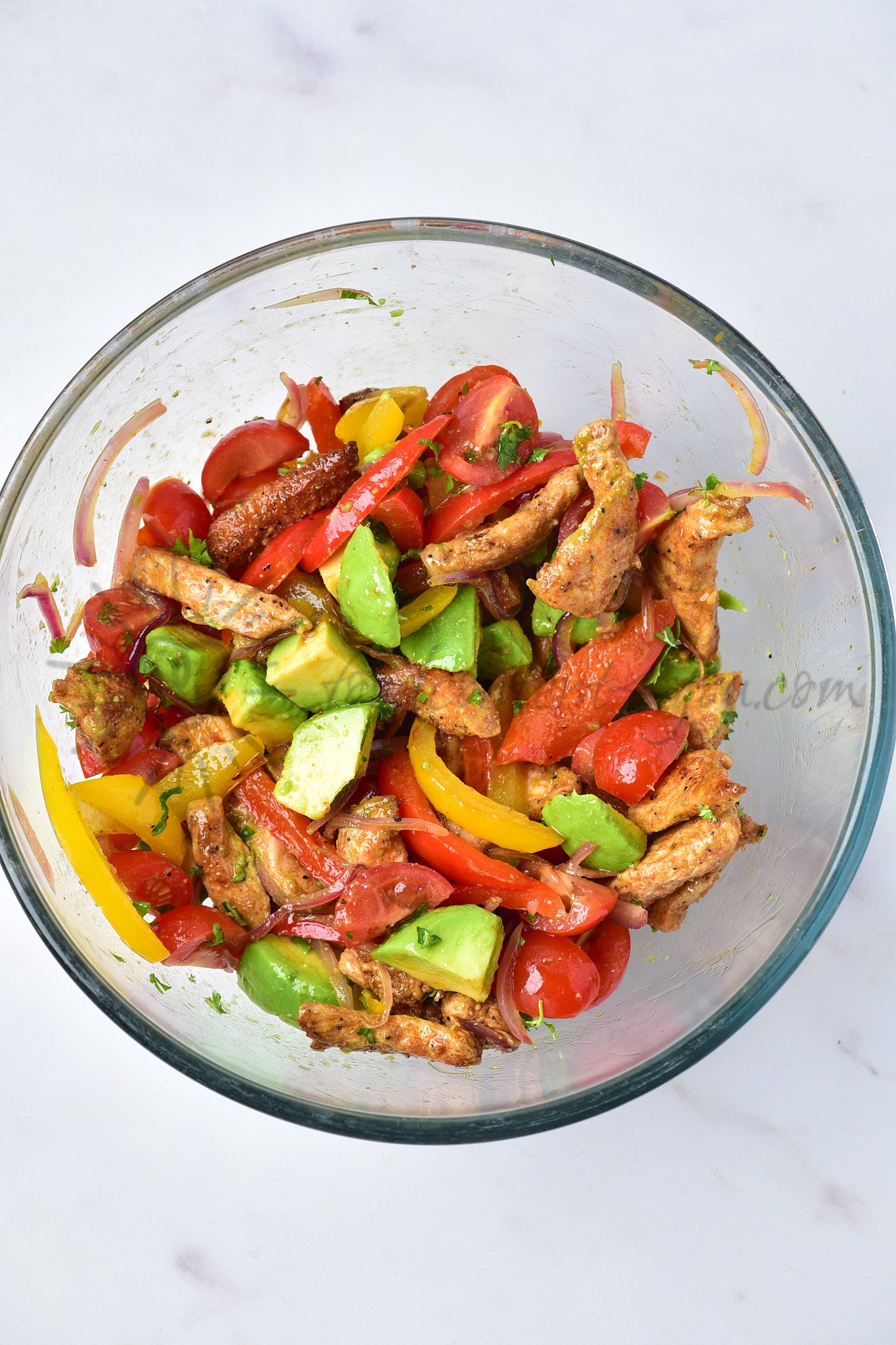 Chicken Fajita Salad - Set 4 of 5