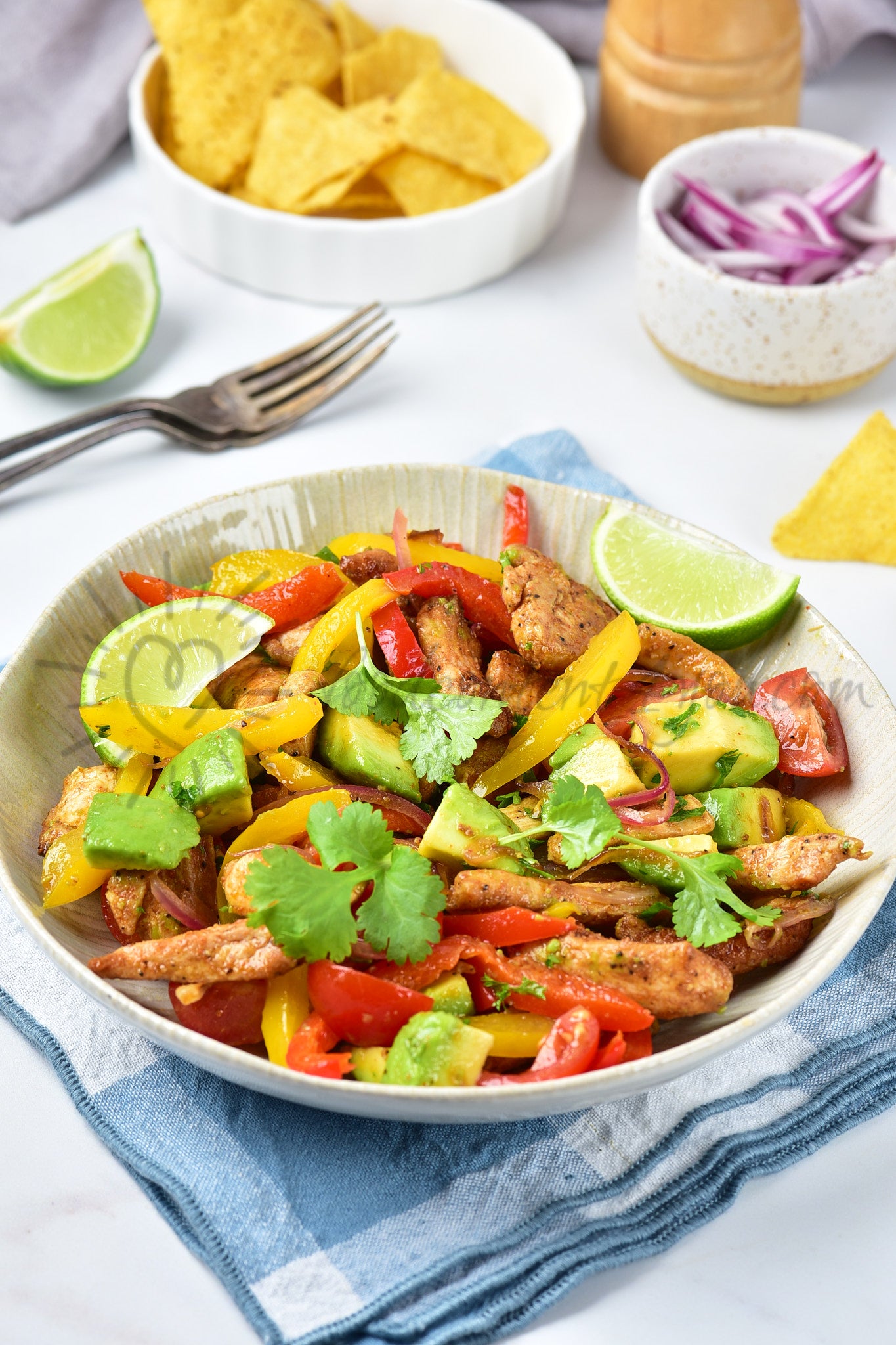 Chicken Fajita Salad - Set 1 of 5