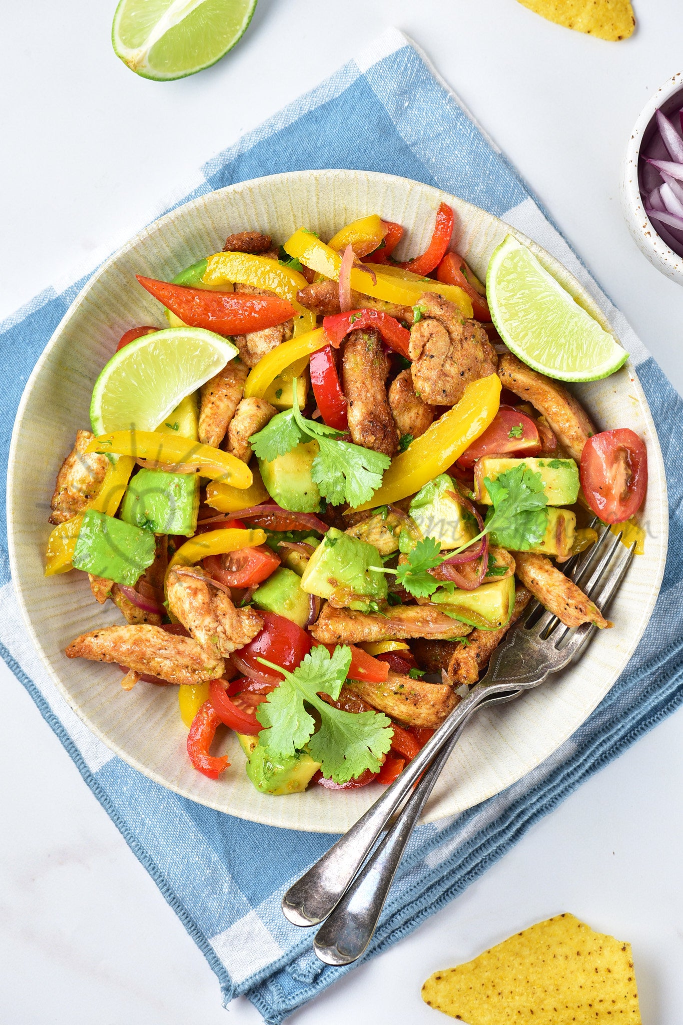 Chicken Fajita Salad - Set 1 of 5