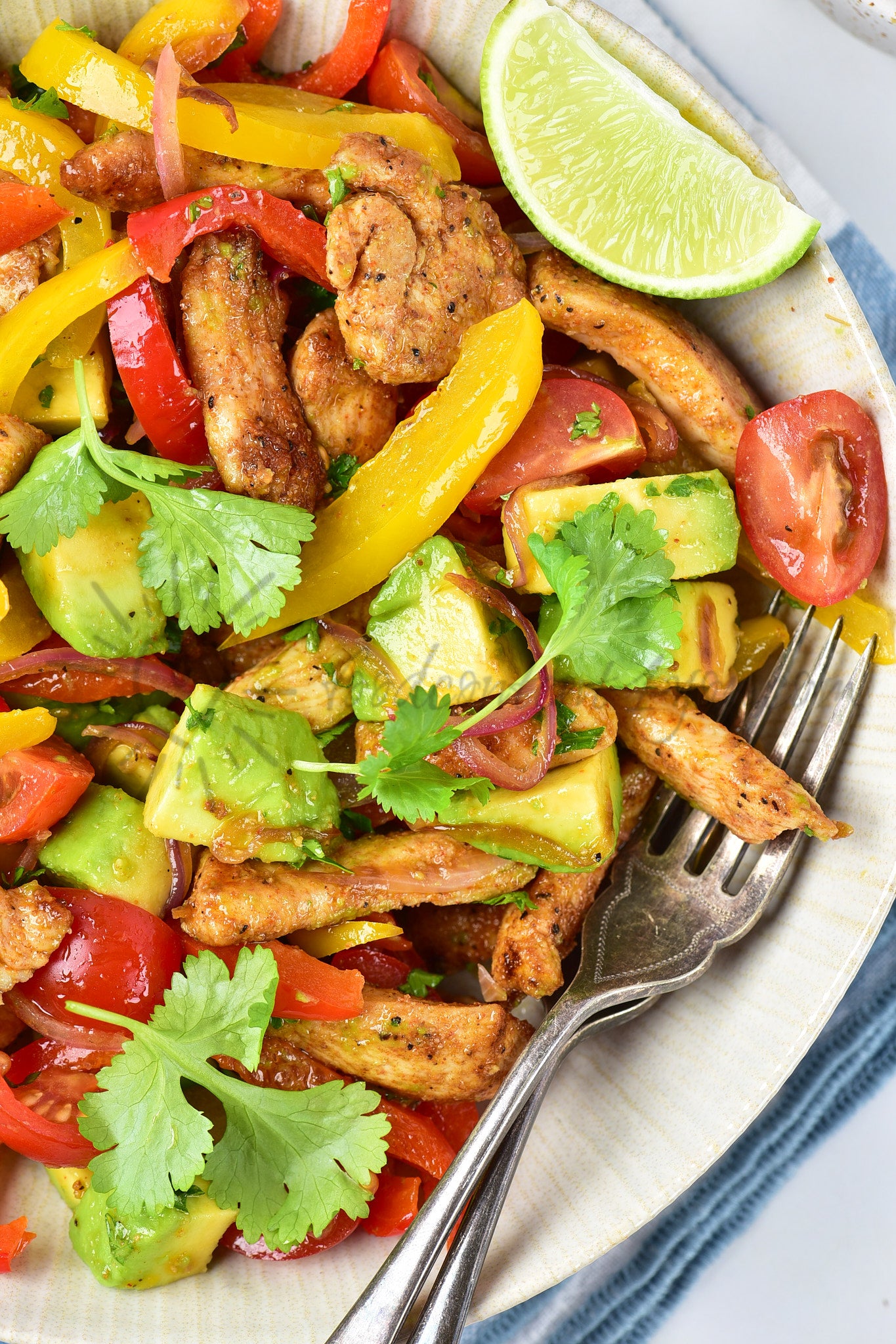 Chicken Fajita Salad - Set 1 of 5