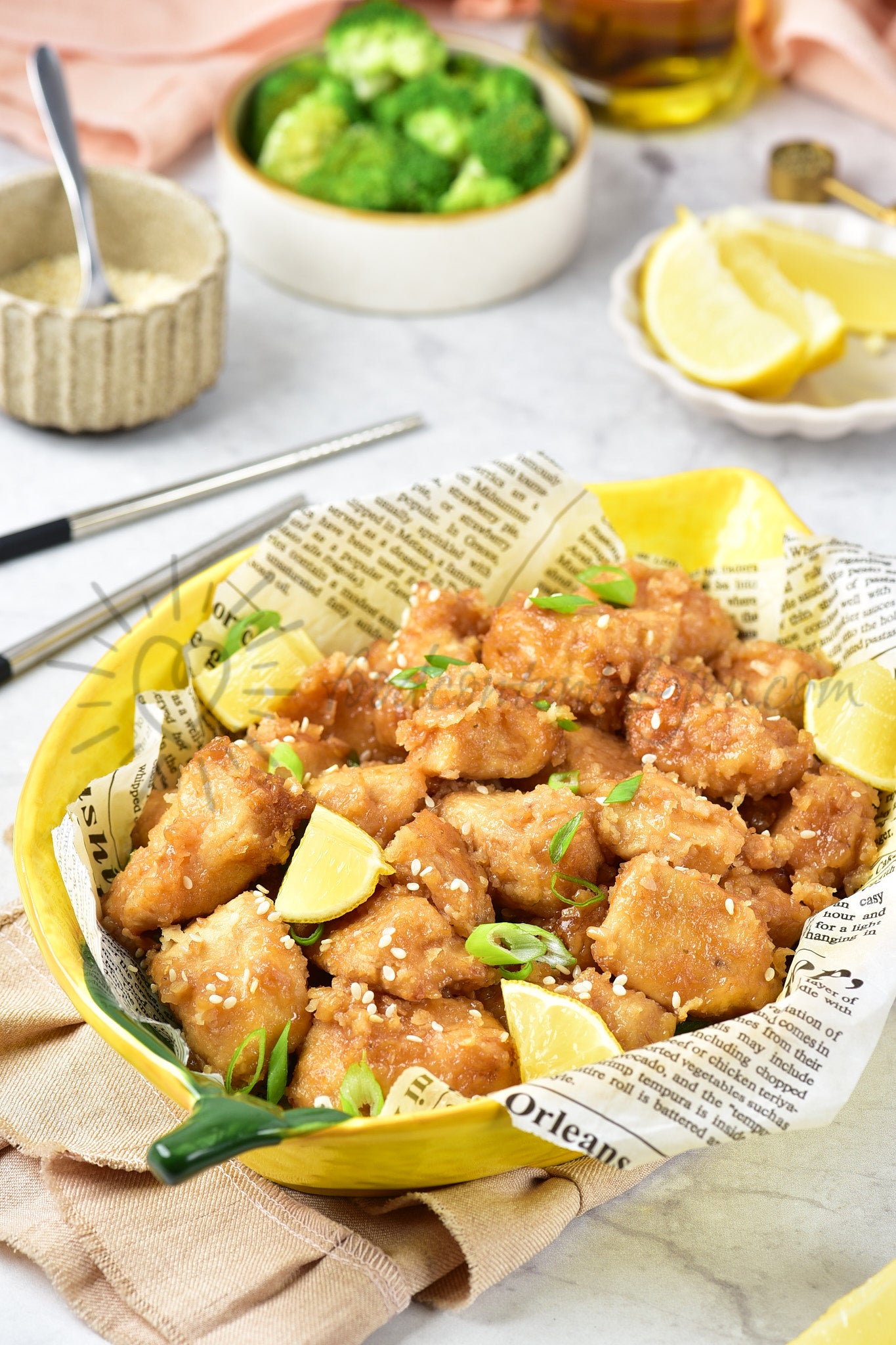 Chinese Lemon Chicken - Set 3 of 5