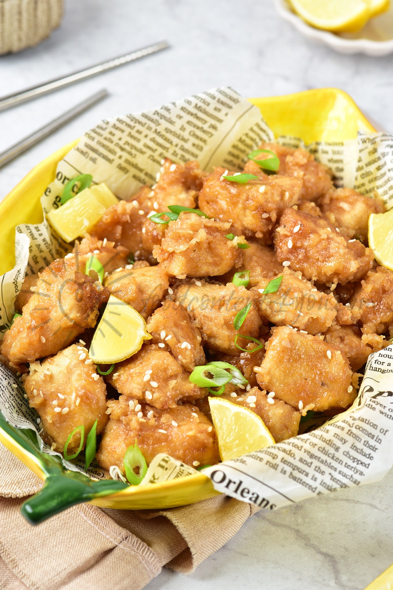 Chinese Lemon Chicken - Set 3 of 5