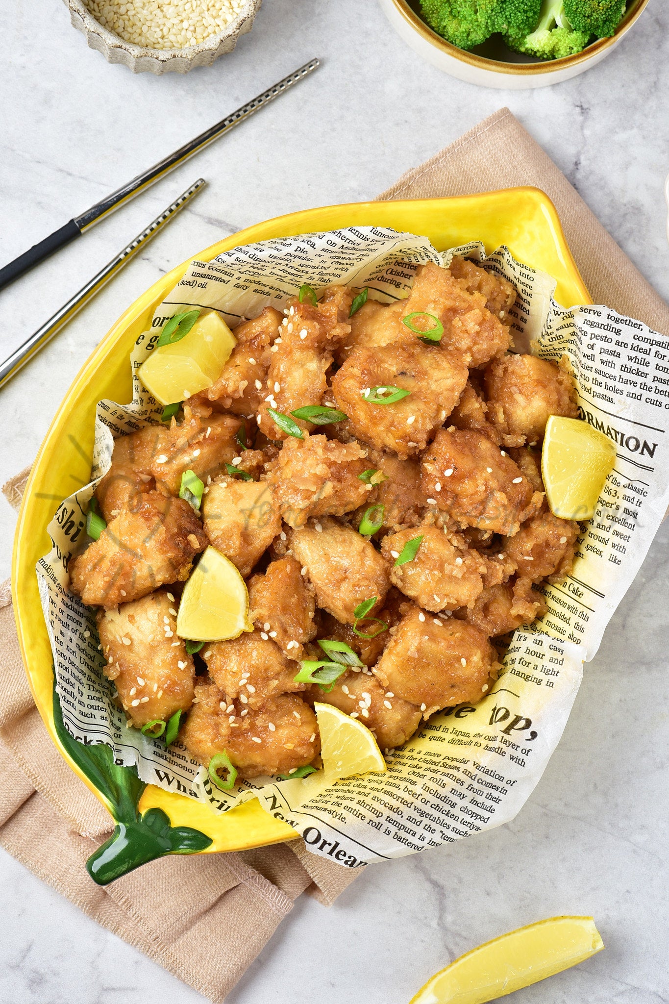 Chinese Lemon Chicken - Set 3 of 5