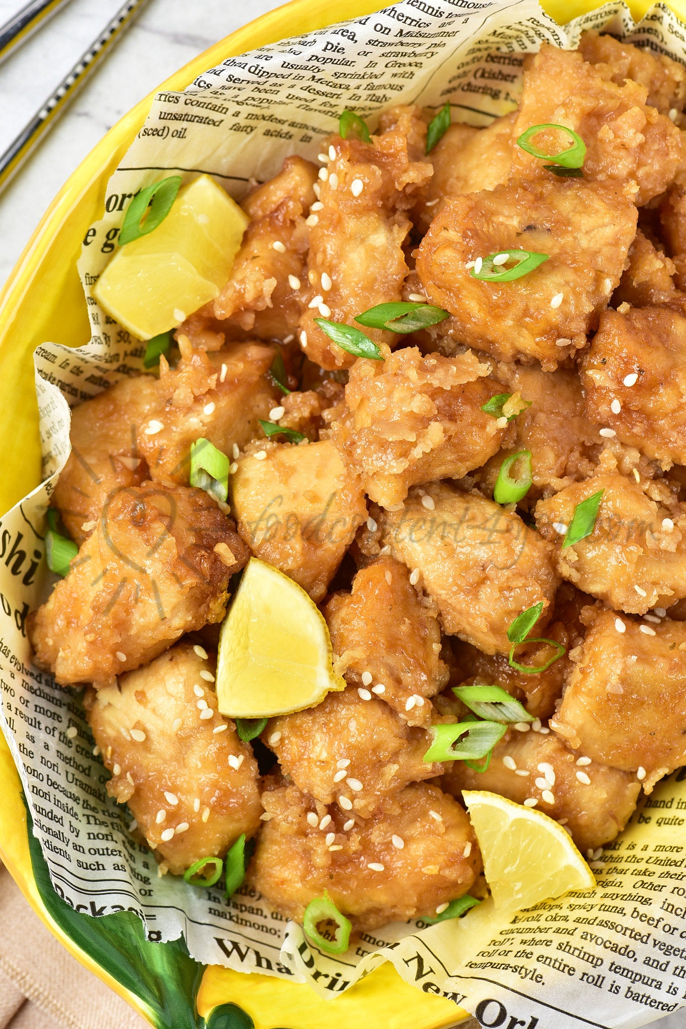 Chinese Lemon Chicken - Set 3 of 5