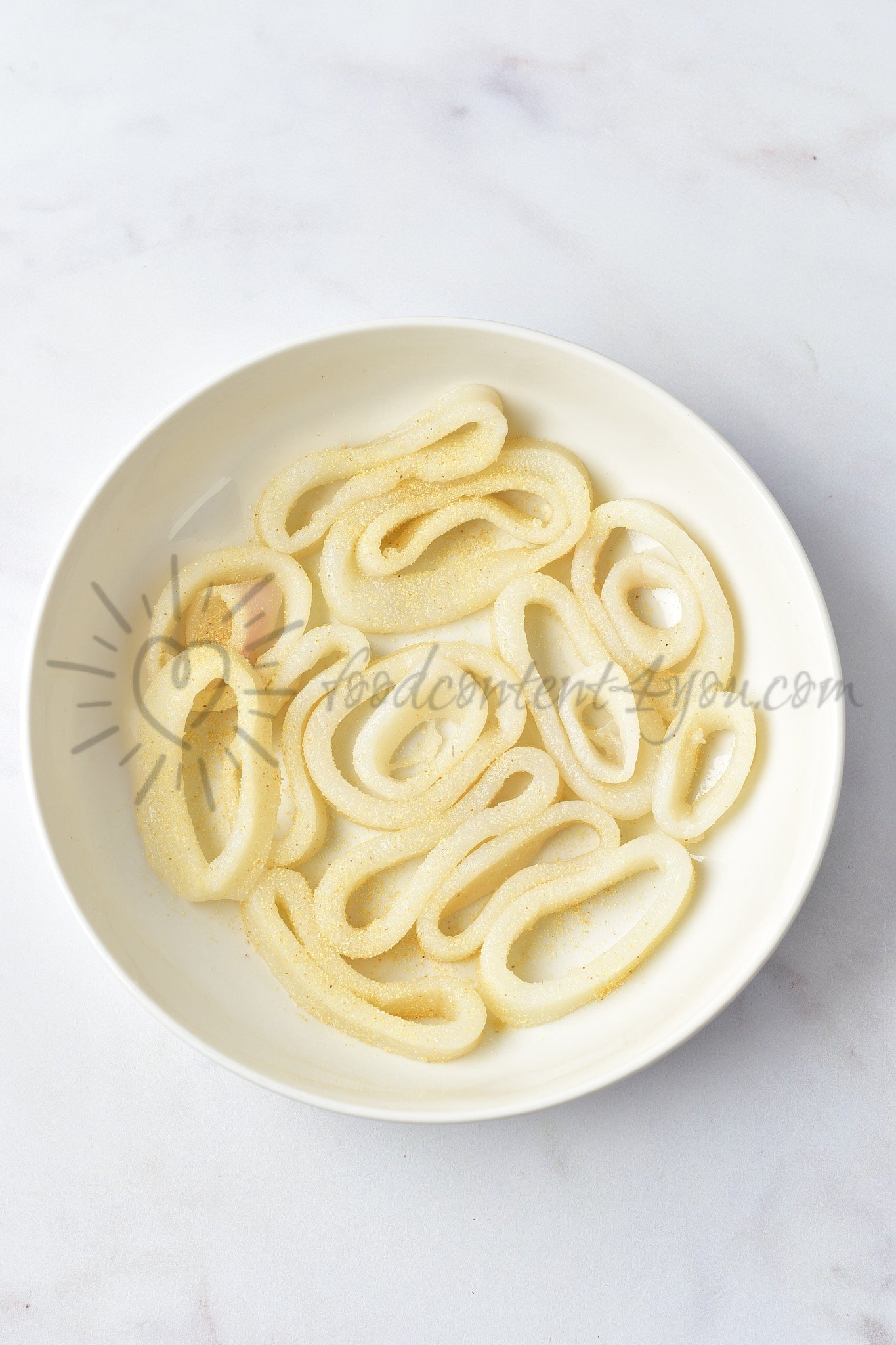 Crispy Fried Calamari Rings - Set 4 of 5