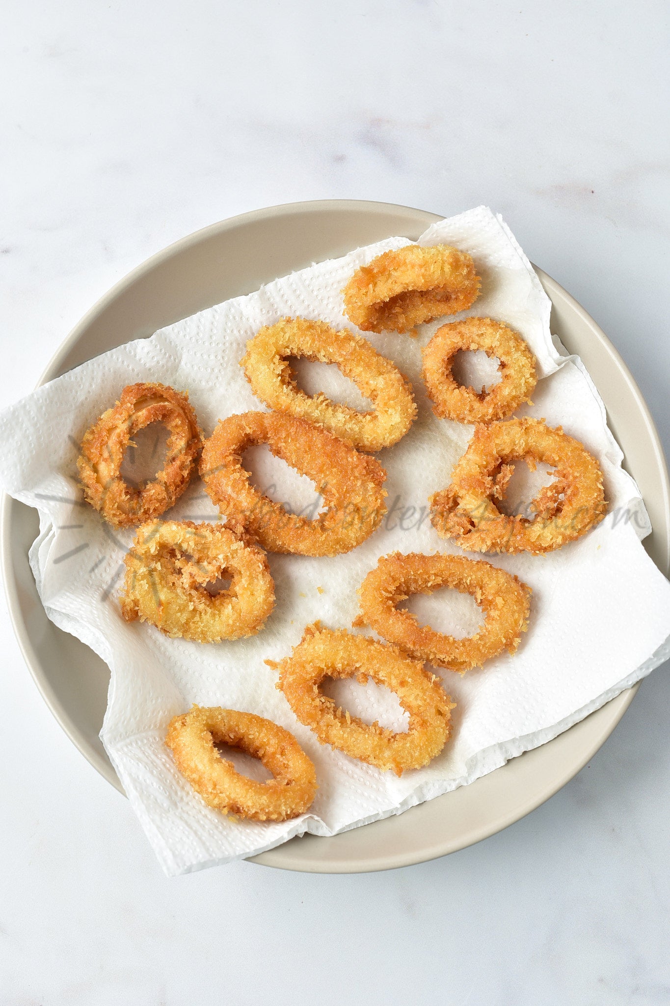 Crispy Fried Calamari Rings - Set 4 of 5