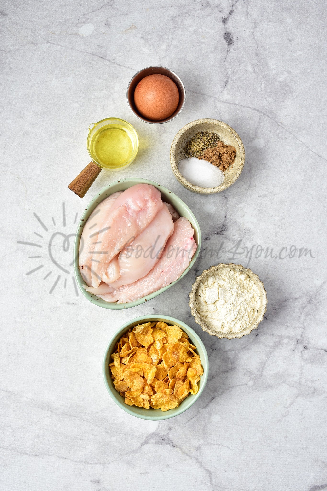 Cornflake Chicken - Set 5 of 5