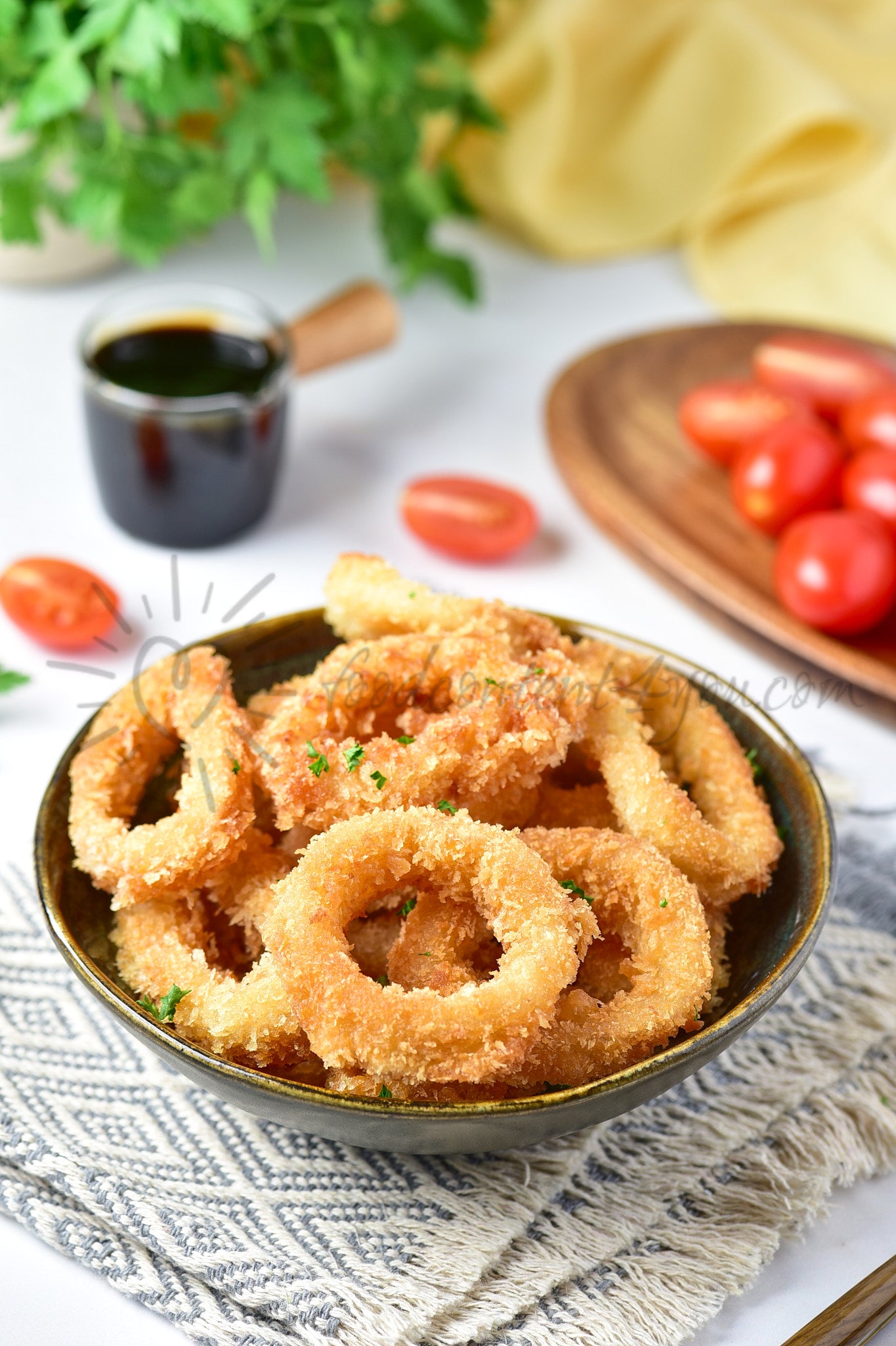 Crispy Fried Calamari Rings - Set 4 of 5