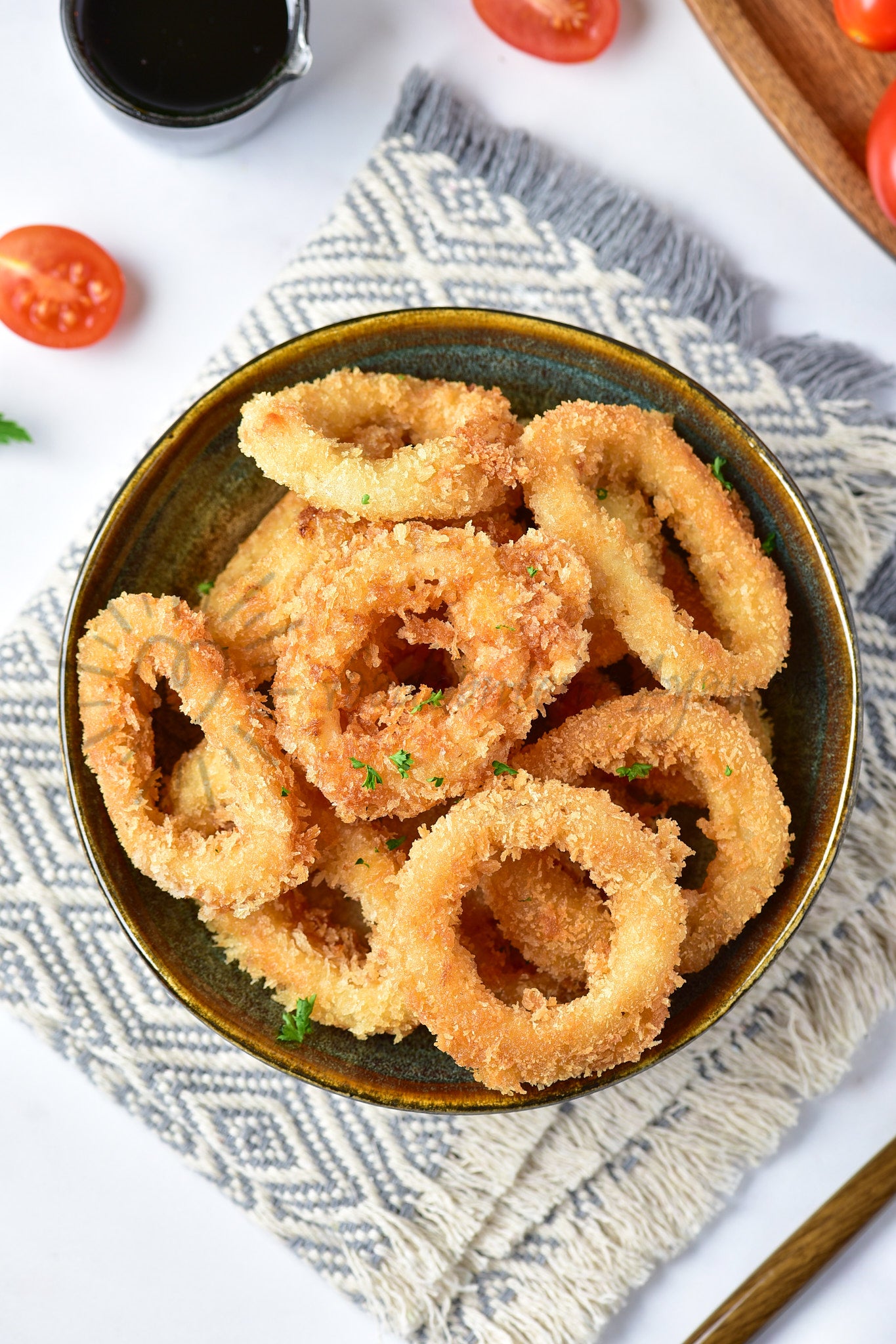 Crispy Fried Calamari Rings - Set 4 of 5