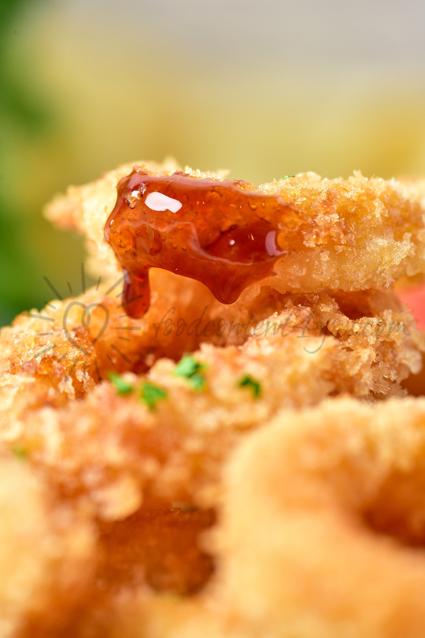 Crispy Fried Calamari Rings - Set 4 of 5