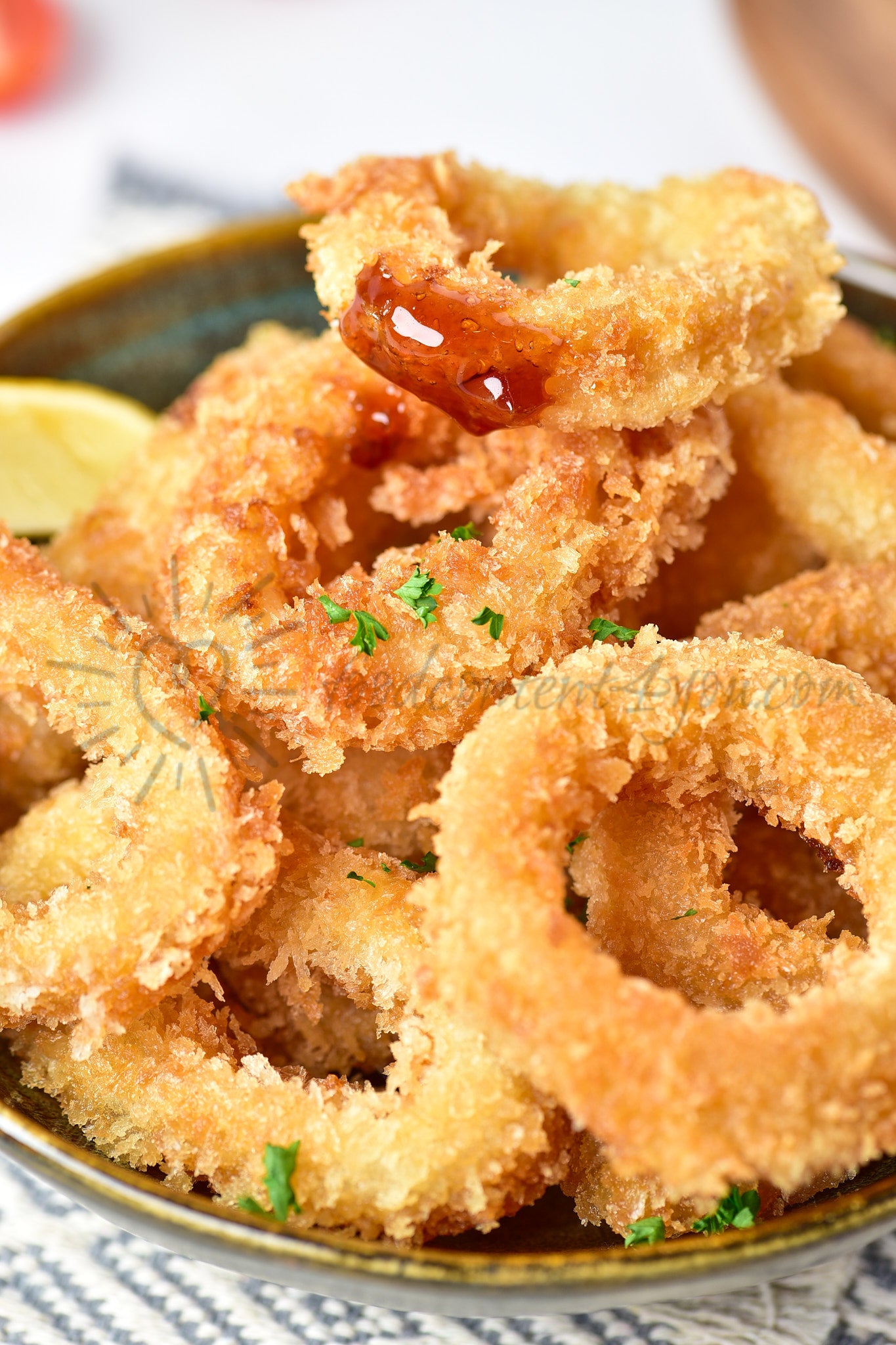 Crispy Fried Calamari Rings - Set 4 of 5