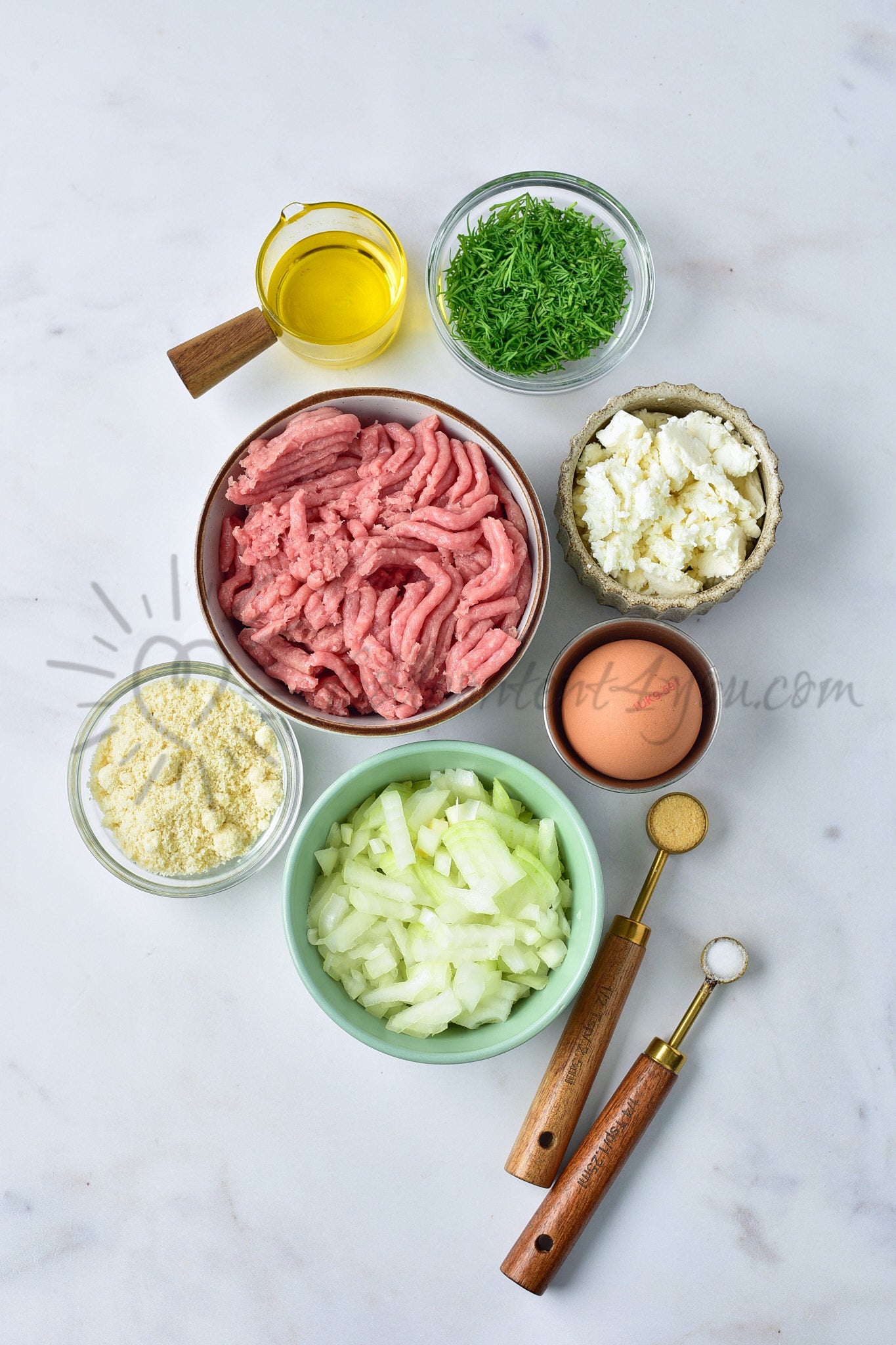 Greek Turkey Meatballs - Set 4 of 5