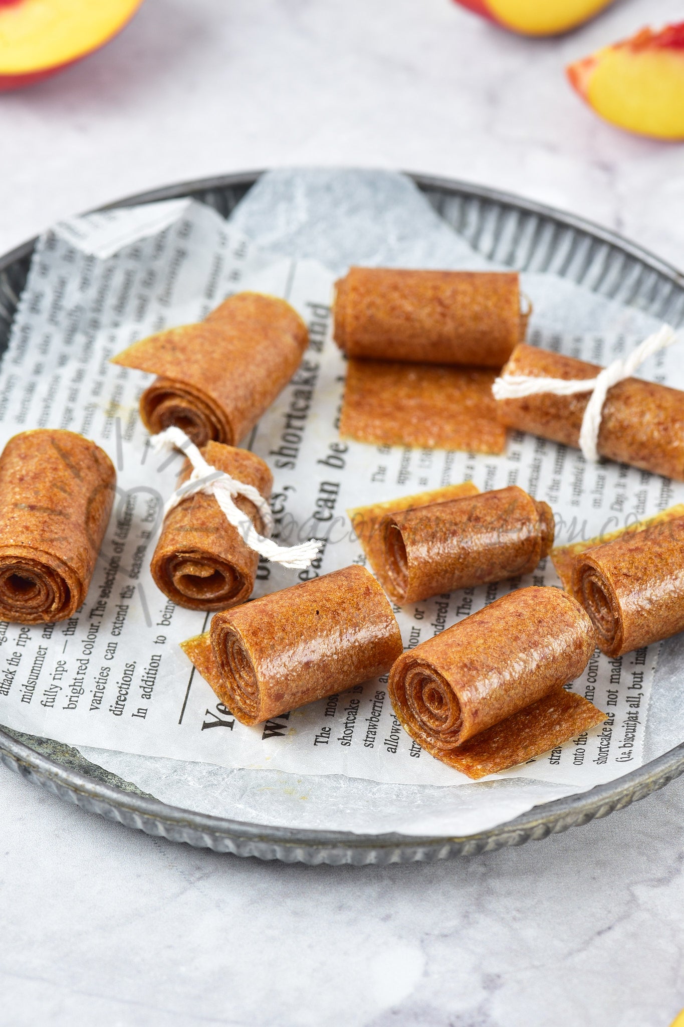 Peaches Fruit Leather - Set 1 of 5