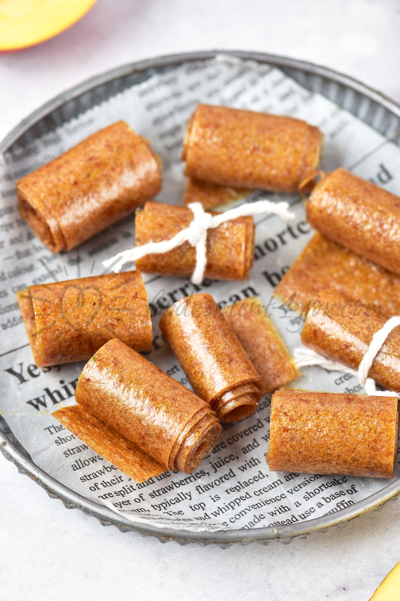 Peaches Fruit Leather - Set 1 of 5